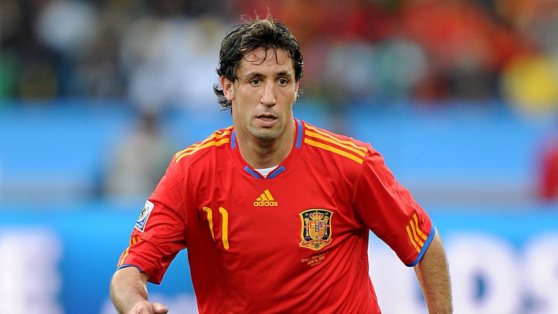 Joan Capdevila, durante un partido con España. Joan Capdevila, durante un partido con España.