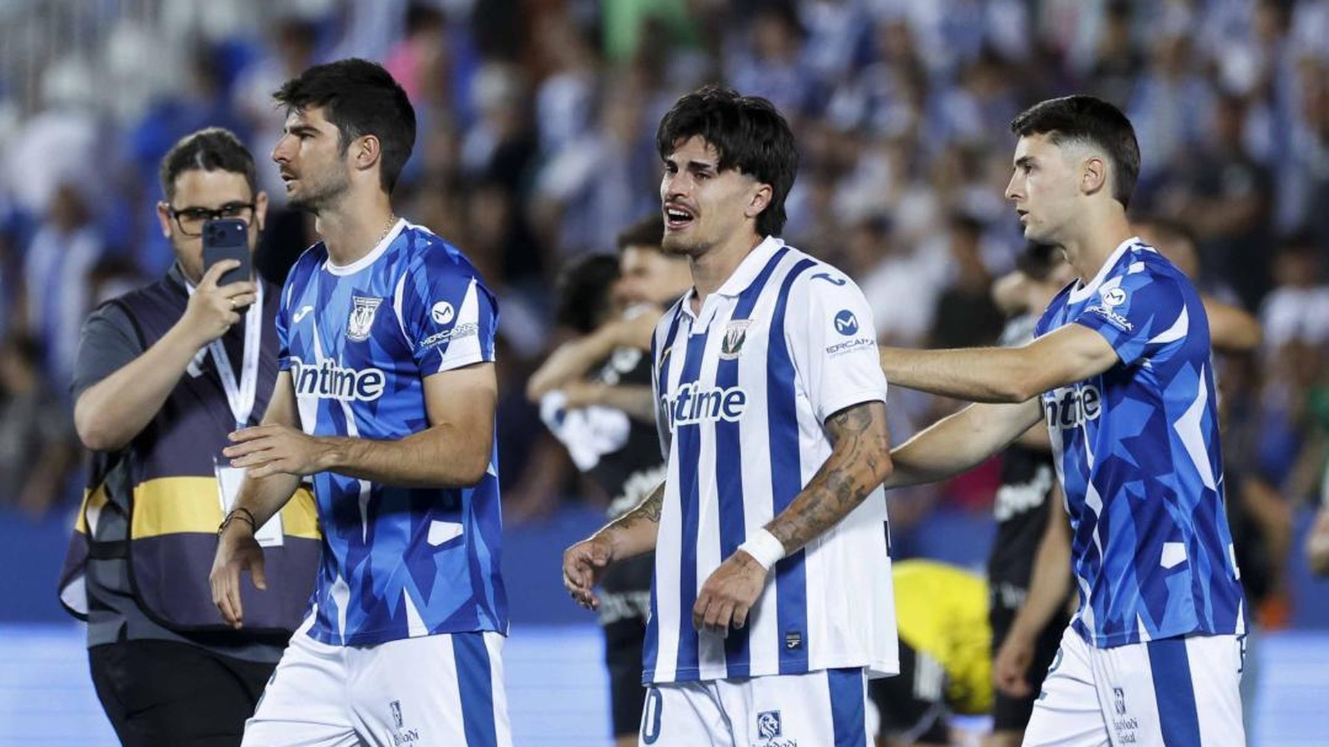 Juan Cruz, en un partido del Leganés Juan Cruz, en un partido del Leganés