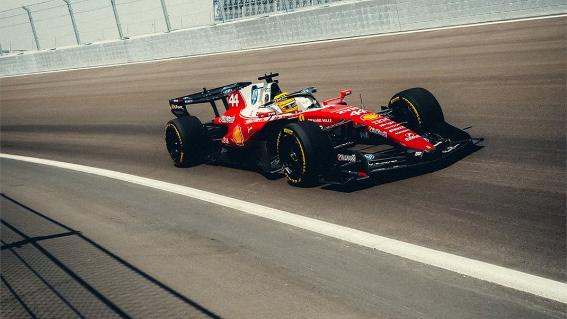 Lewis Hamilton, en el Madring