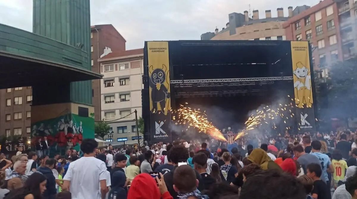 Una de las actividades organizadas durante las fiestas de Barakaldo
