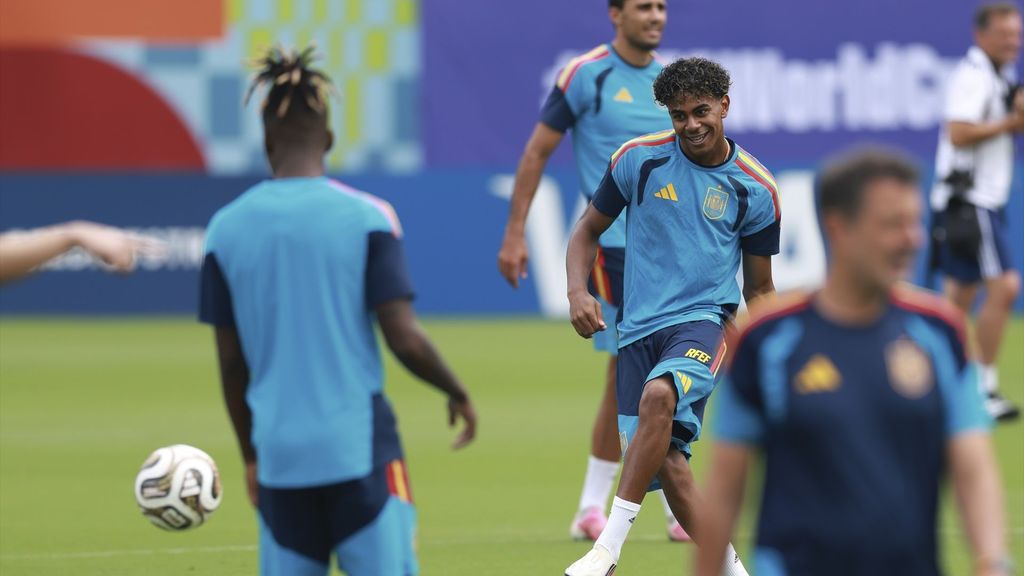 España suspende por protocolo de tormentas su entrenamiento en Nueva Jersey el día antes de la final del Mundial