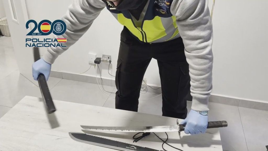 La Policía de Madrid incauta más de 1.200 cuchillos, navajas y machetes en el último trimestre