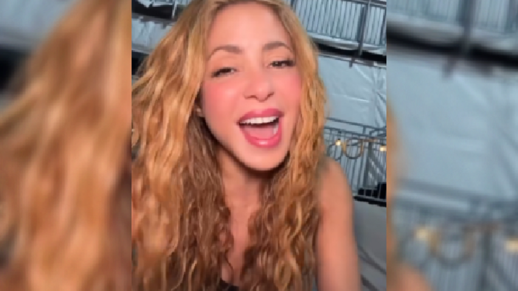 Shakira canta a capela la versión en español de "Dai Dai", la canción del Mundial, poco antes de celebrarse la final