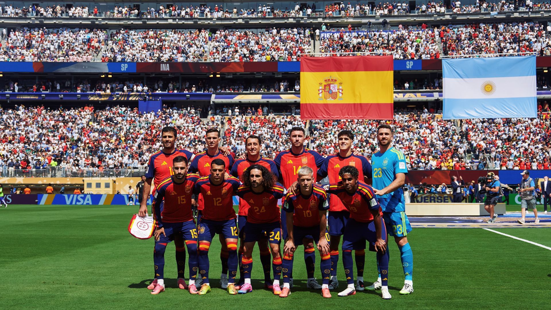 El once de España en la final del Mundial El once de España en la final del Mundial