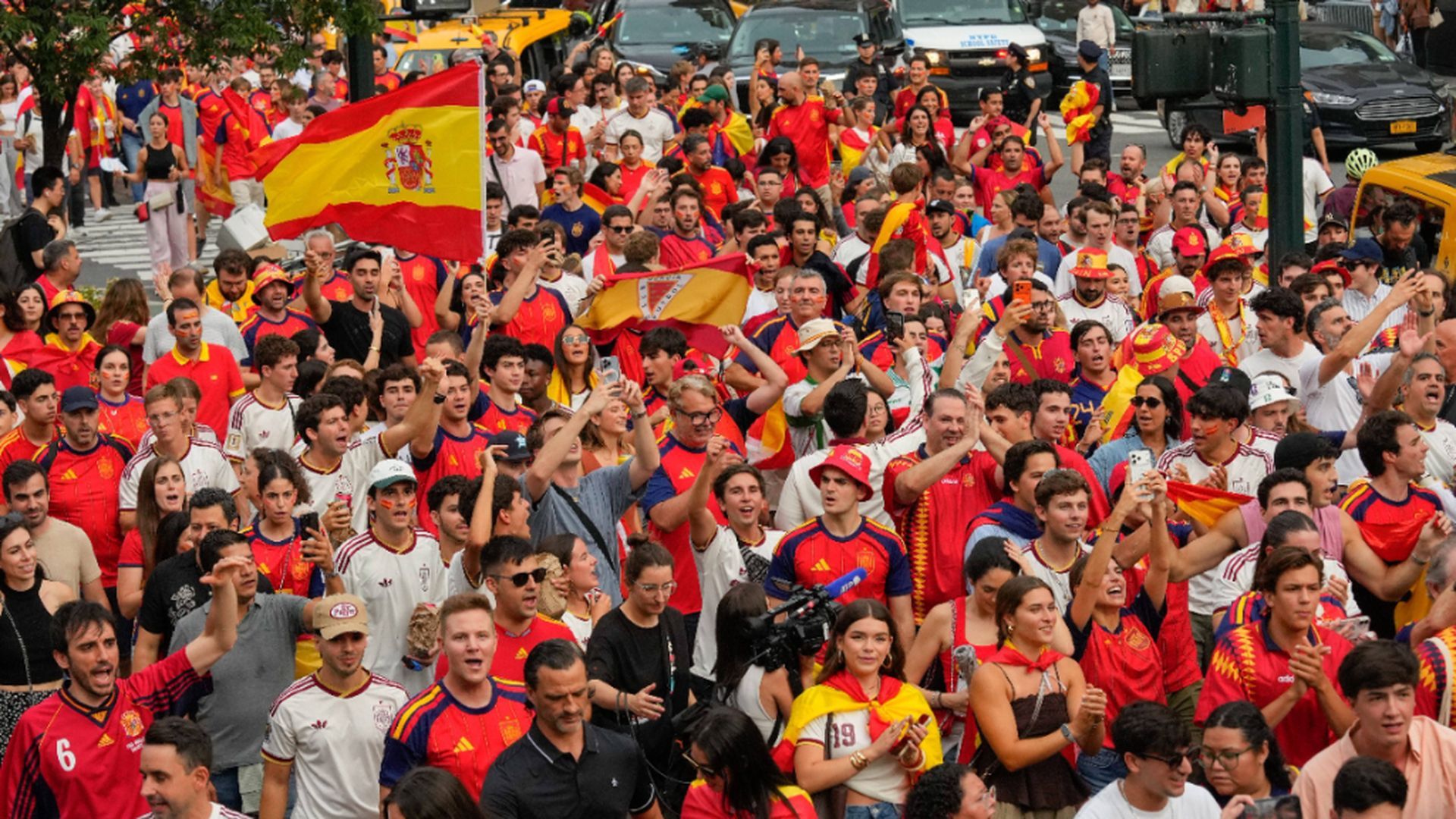 La afición española, en Nueva York