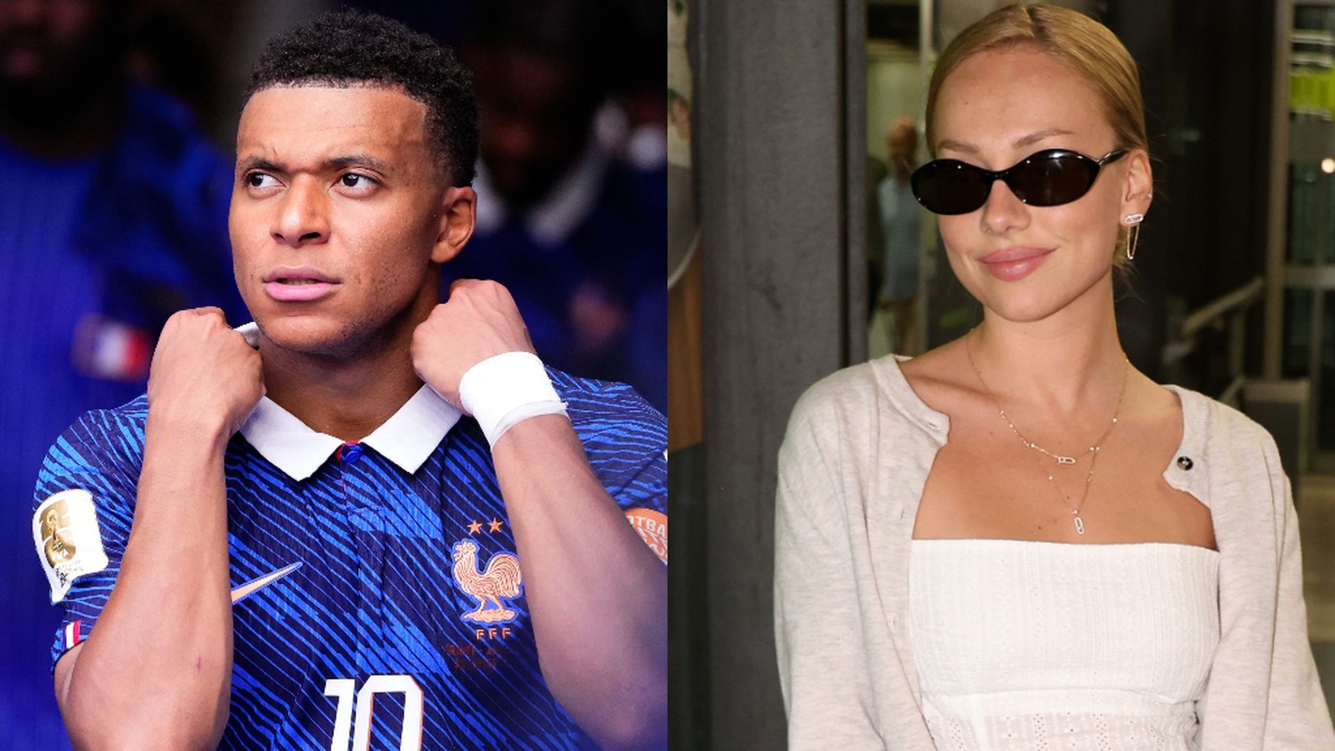 Mbappé y Ester Expósito Mbappé y Ester Expósito