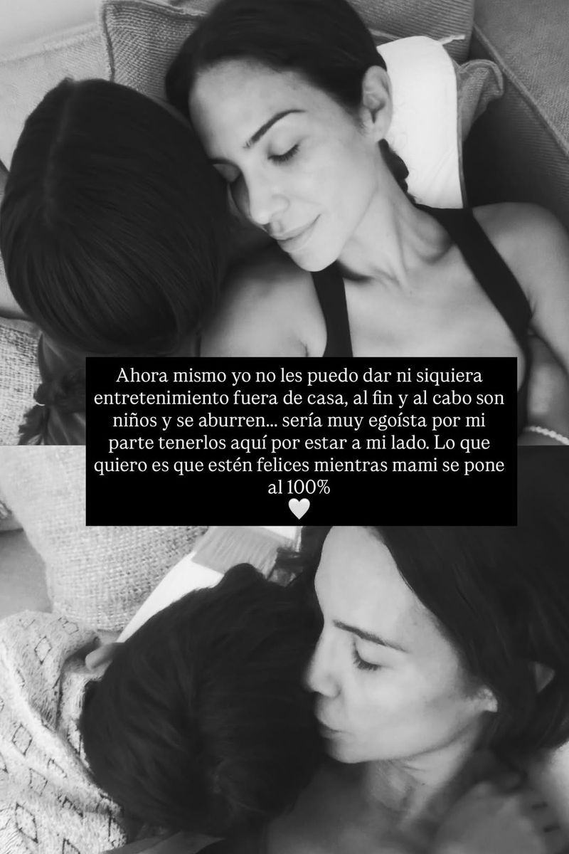 Tamara Gorro y su hija