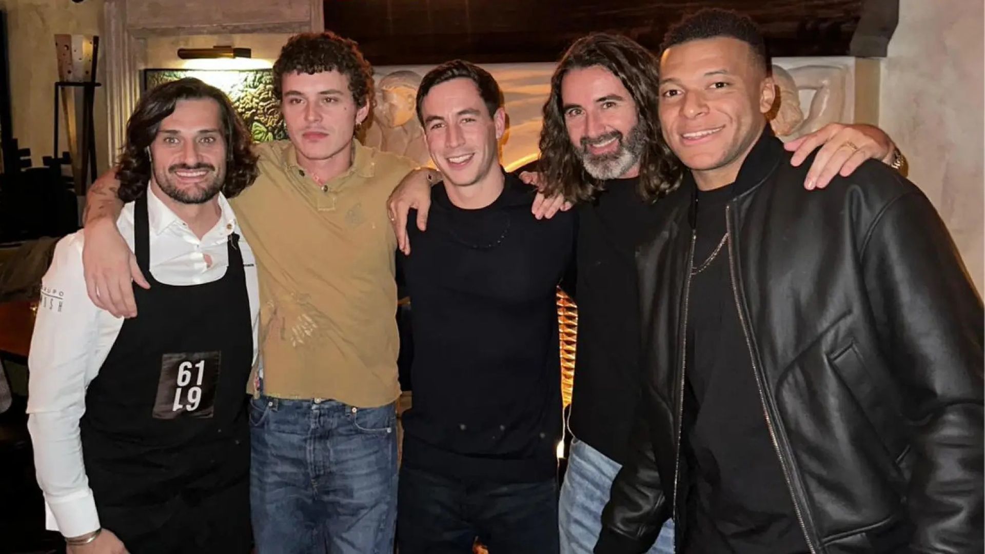 Aaron Piper o Mbappé han sido algunos de los famosos que ya han ido al 61. Aaron Piper o Mbappé han sido algunos de los famosos que ya han ido al 61.