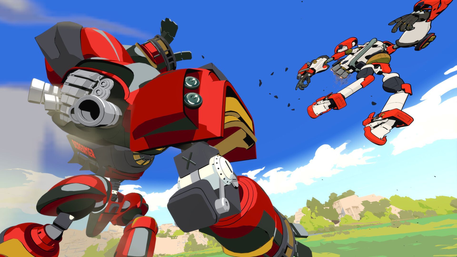 Animación de combate de NITRO GEN OMEGA