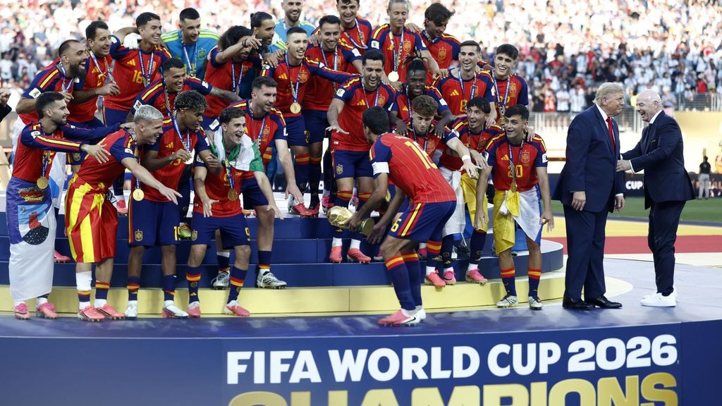Así vivió Donald Trump la victoria de España en el Mundial
