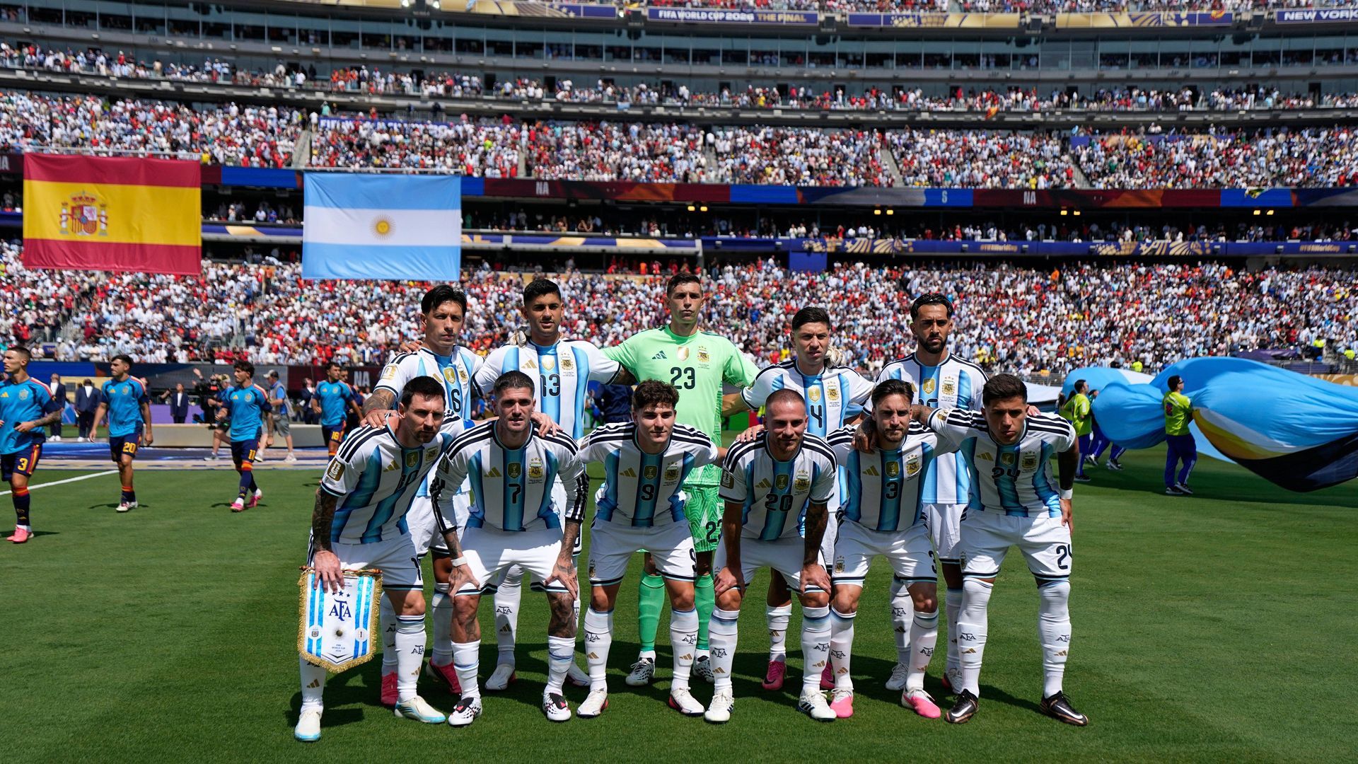 El once de Argentina en la final del Mundial El once de Argentina en la final del Mundial