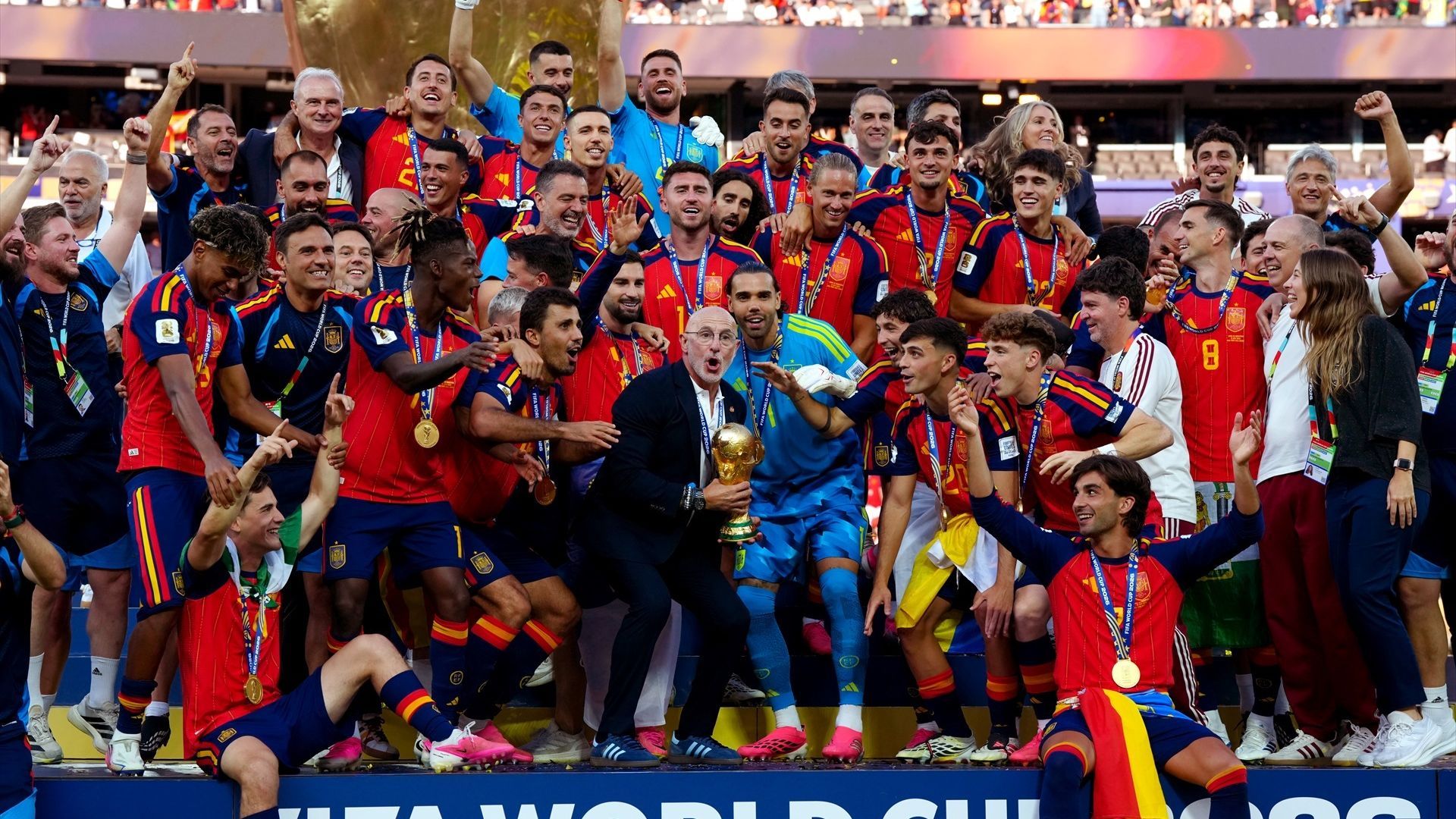 España celebra el título del Mundial España celebra el título del Mundial