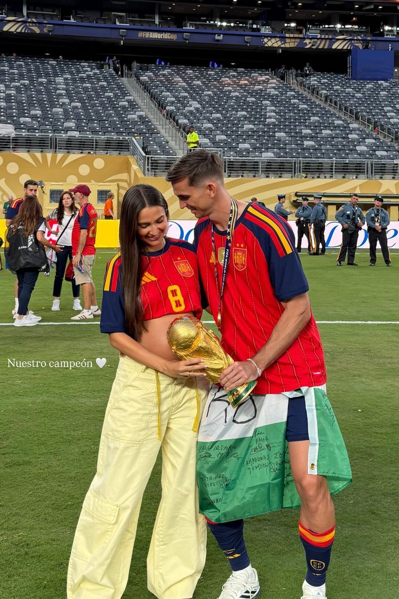 Fabián Ruiz y su pareja, Rosa Pereira