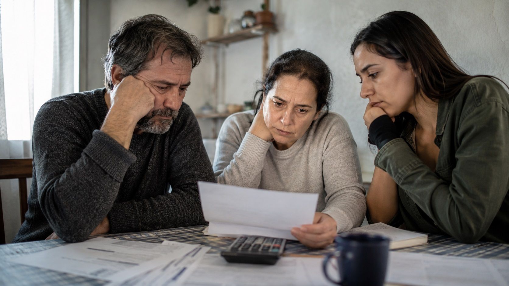 Familia en riesgo de exclusión