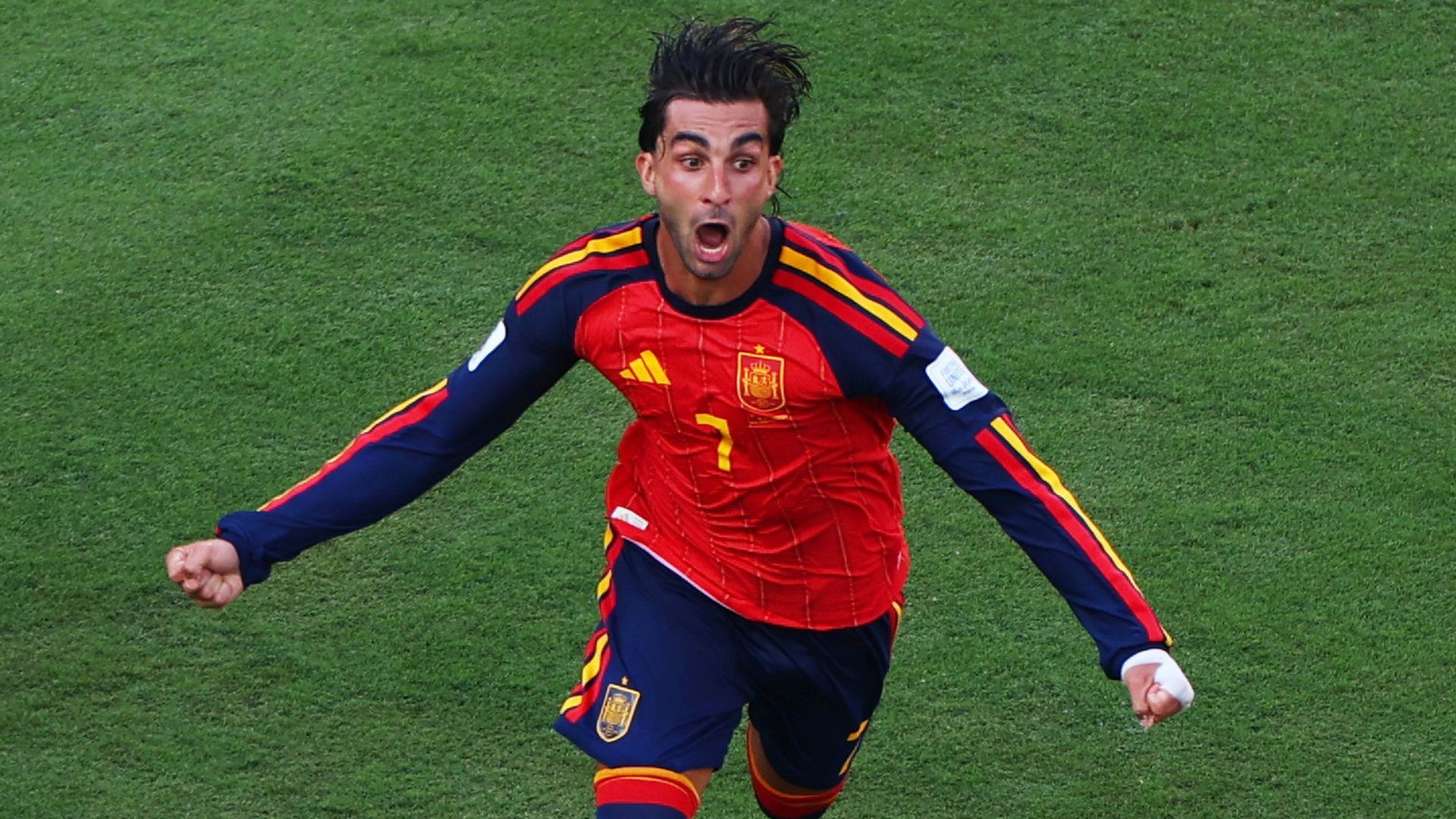 Ferran Torres, de jugar al fútbol con sus perros en su casa de Foios a héroe de la segunda estrella de la Roja Ferran Torres, de jugar al fútbol con sus perros en su casa de Foios a héroe de la segunda estrella de la Roja