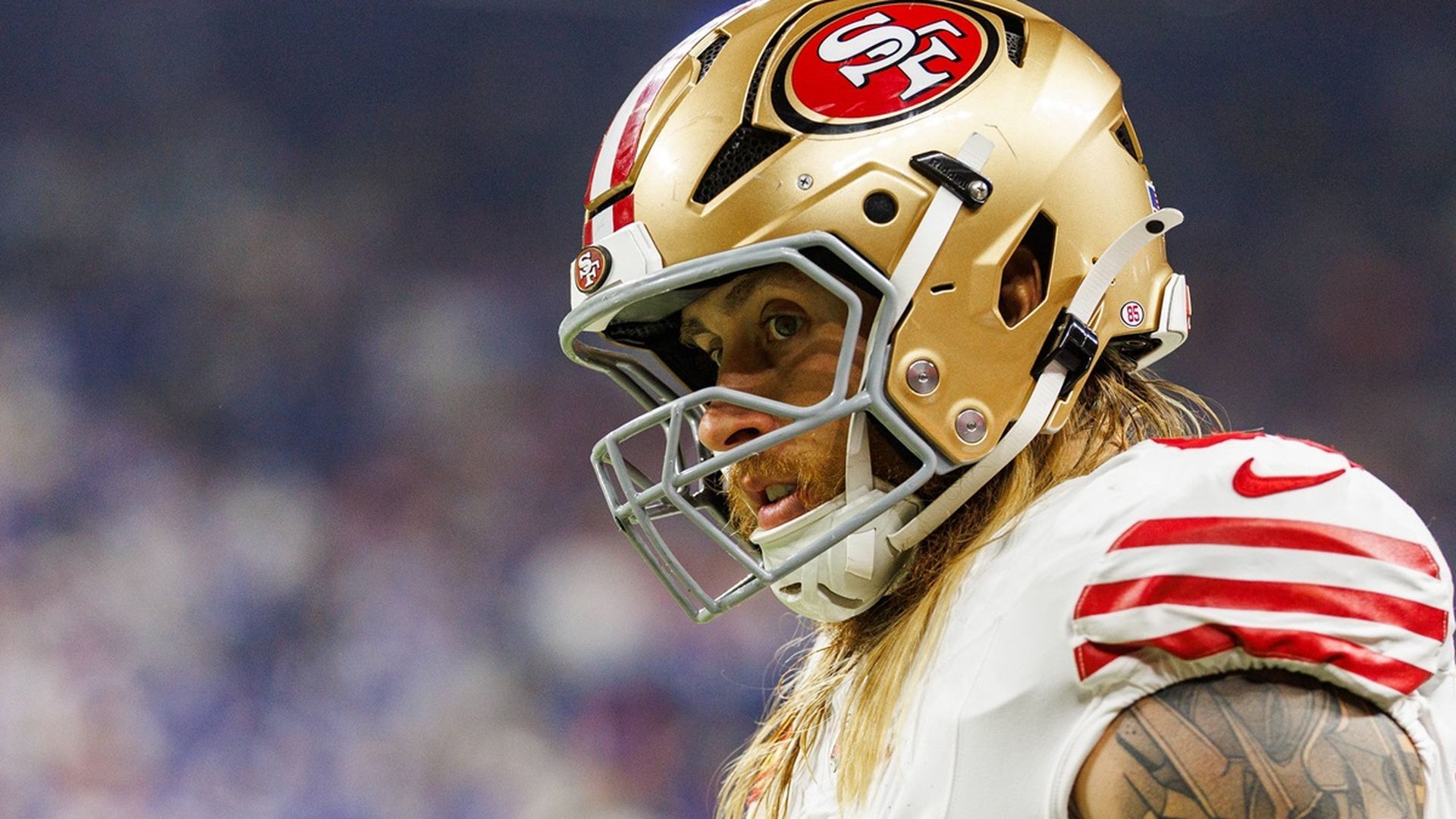 George Kittle, jugador de los San Francisco 49ers en la temproada 25/26 de la NFL George Kittle, jugador de los San Francisco 49ers en la temproada 25/26 de la NFL
