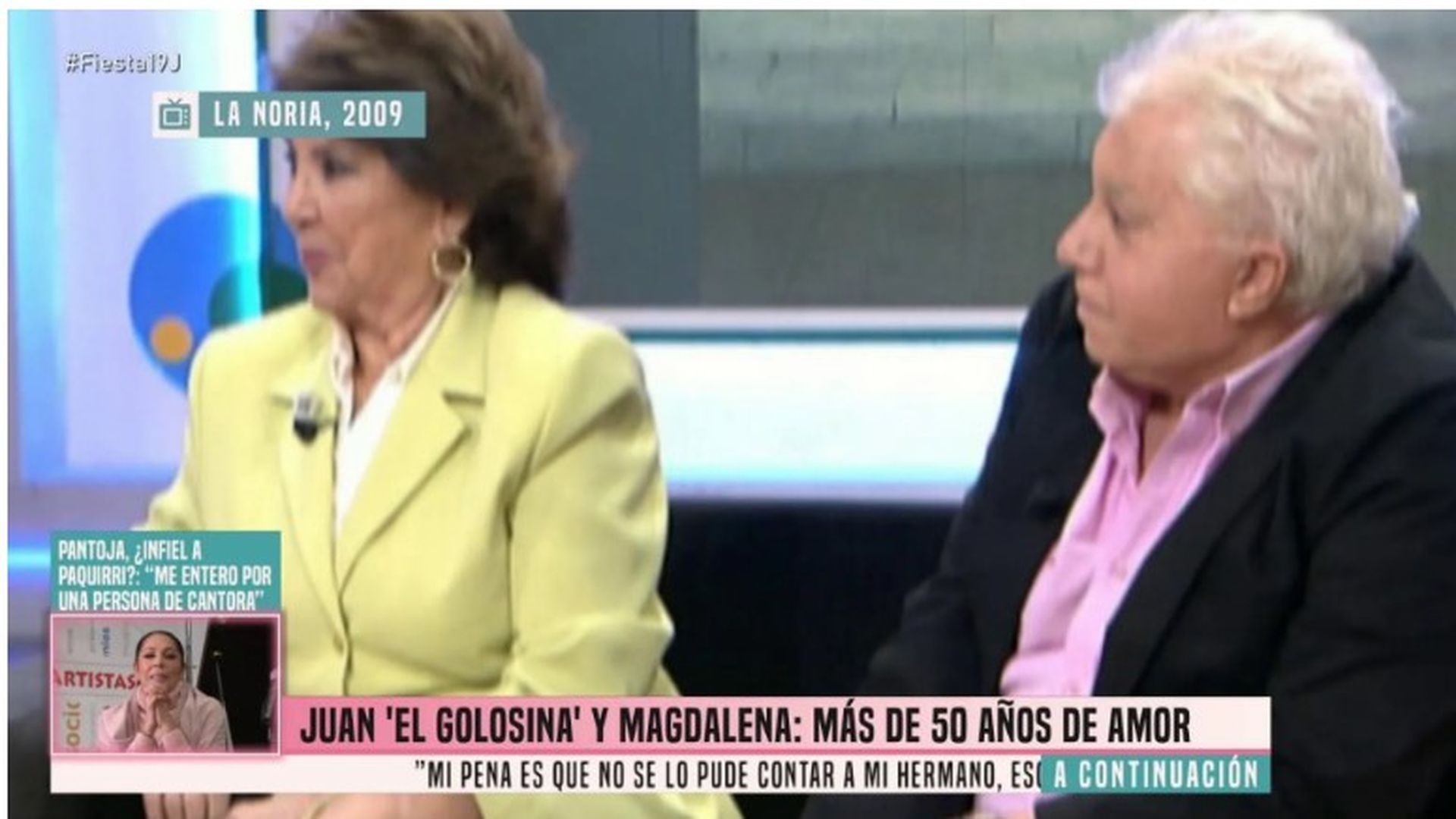 Juan el Gososina y su mujer, en La Noria (2009)