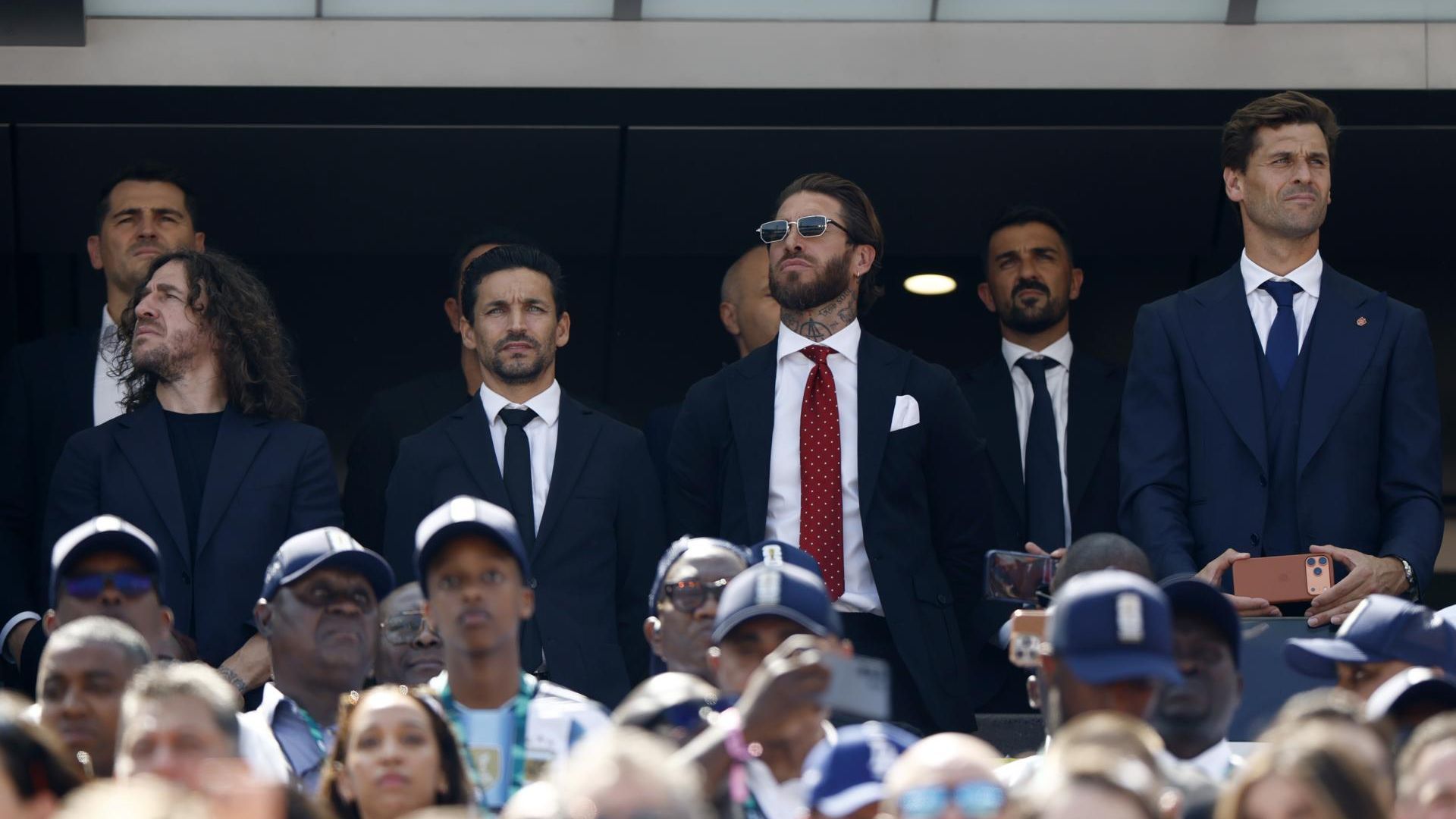 La escena viral de Sergio Ramos en la celebración del gol de España: ¿se perdió el tanto de Ferrán Torres? La escena viral de Sergio Ramos en la celebración del gol de España: ¿se perdió el tanto de Ferrán Torres?