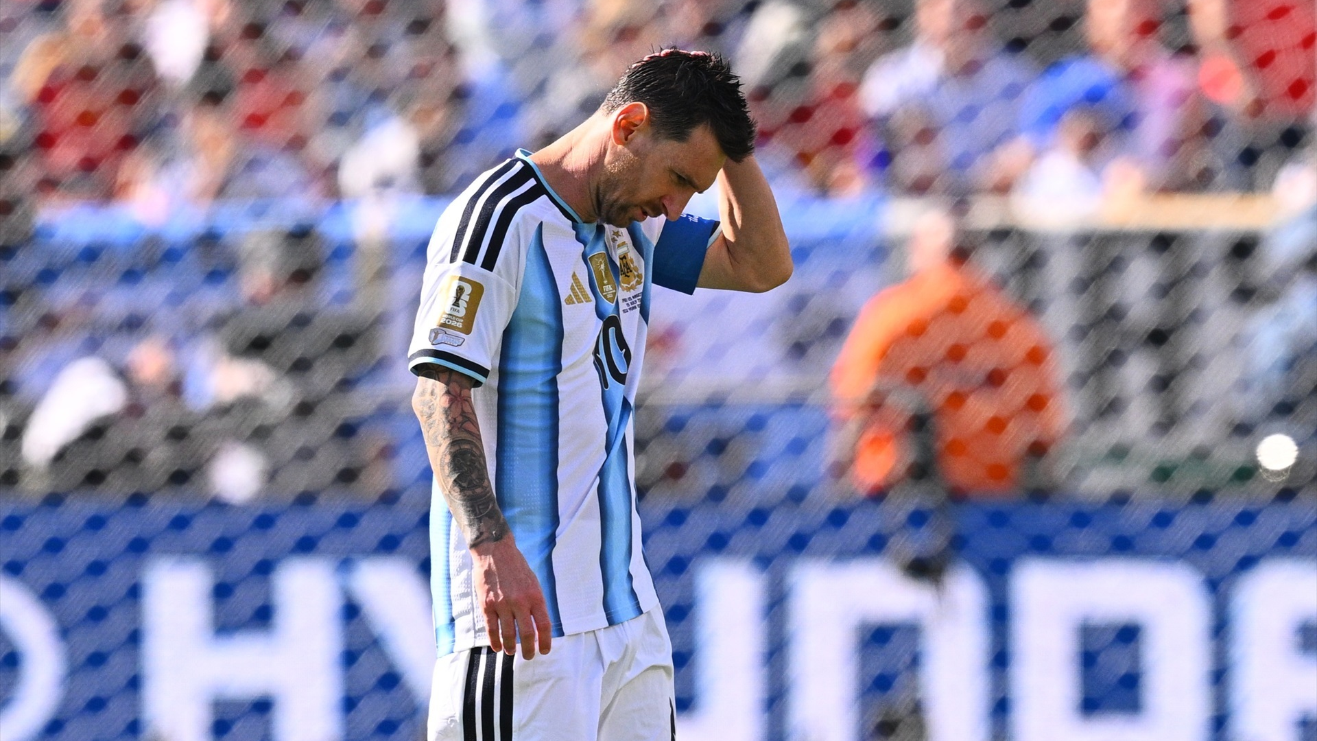 Leo Messi, durante la final del Mundial ante España Leo Messi, durante la final del Mundial ante España