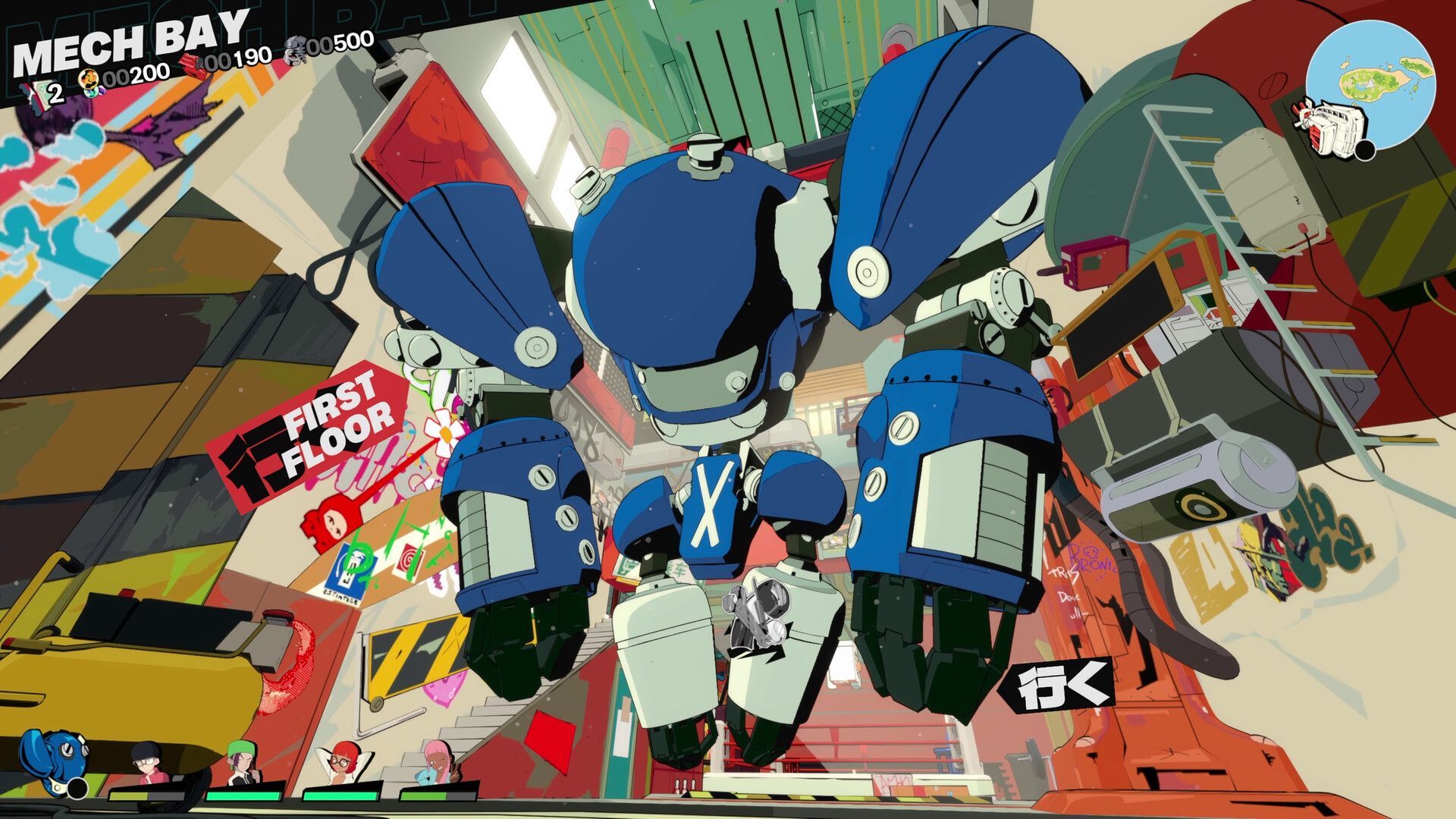 Personalización del mecha en NITRO GEN OMEGA