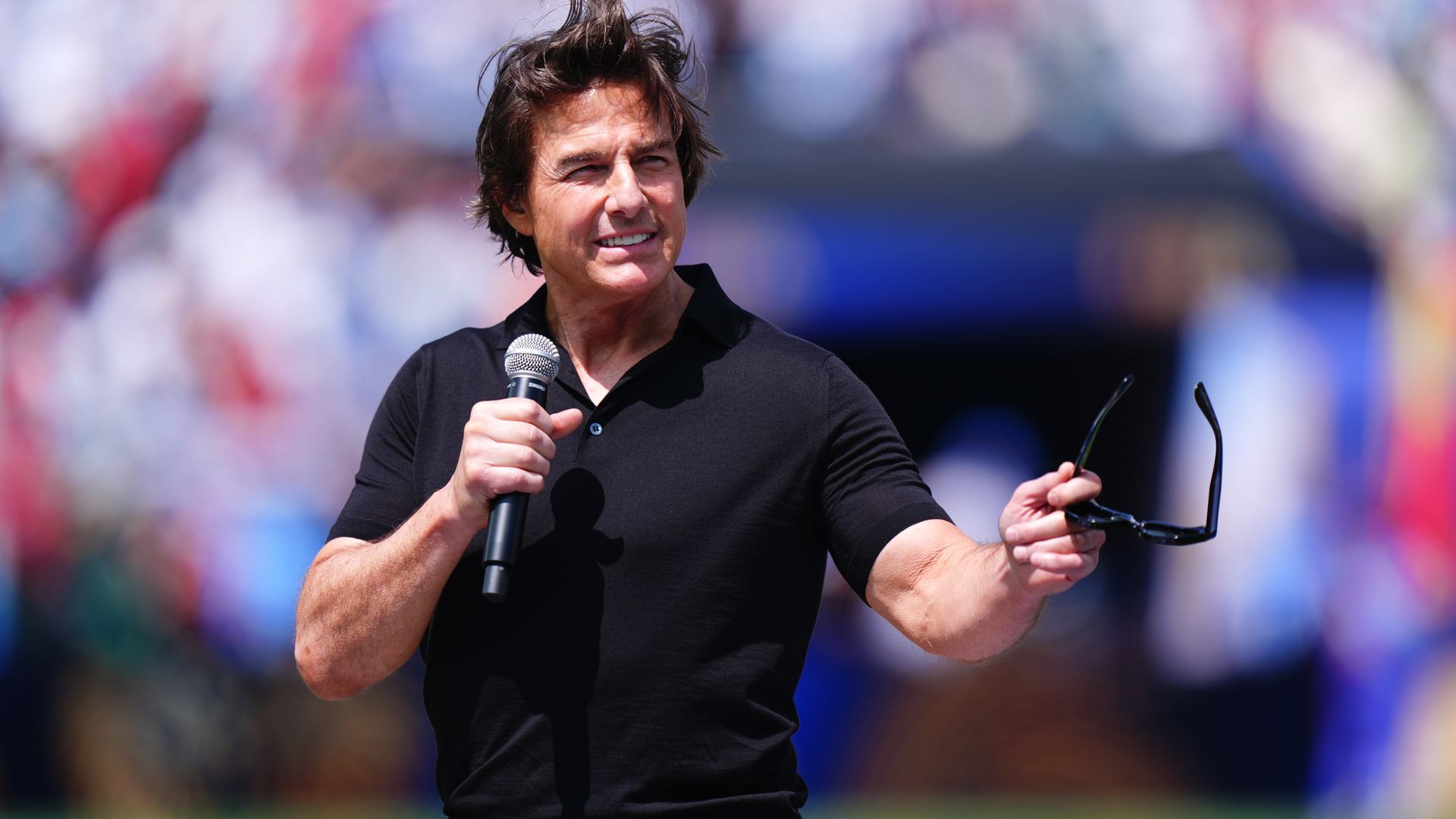 Tom Cruise en la final del Mundial