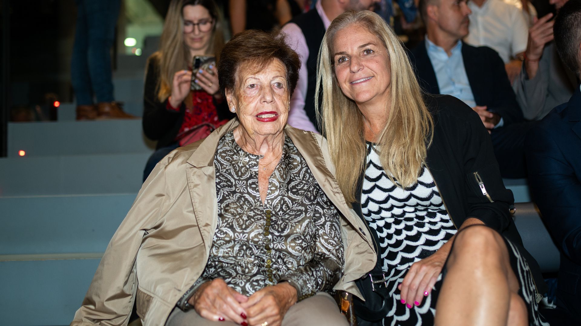 Arantxa Sánchez Vicario y su madre