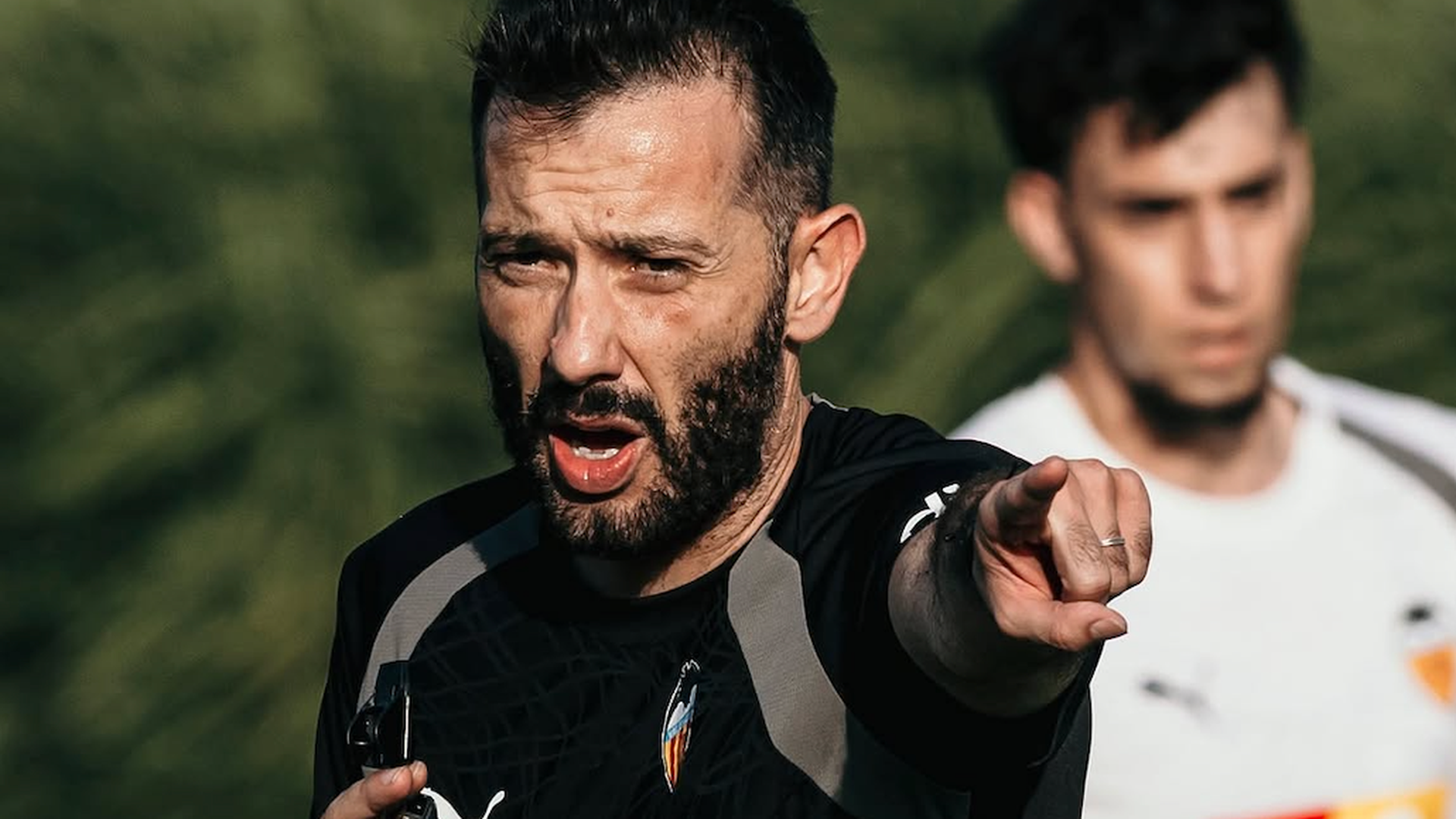 Corberán entrenando en Girona