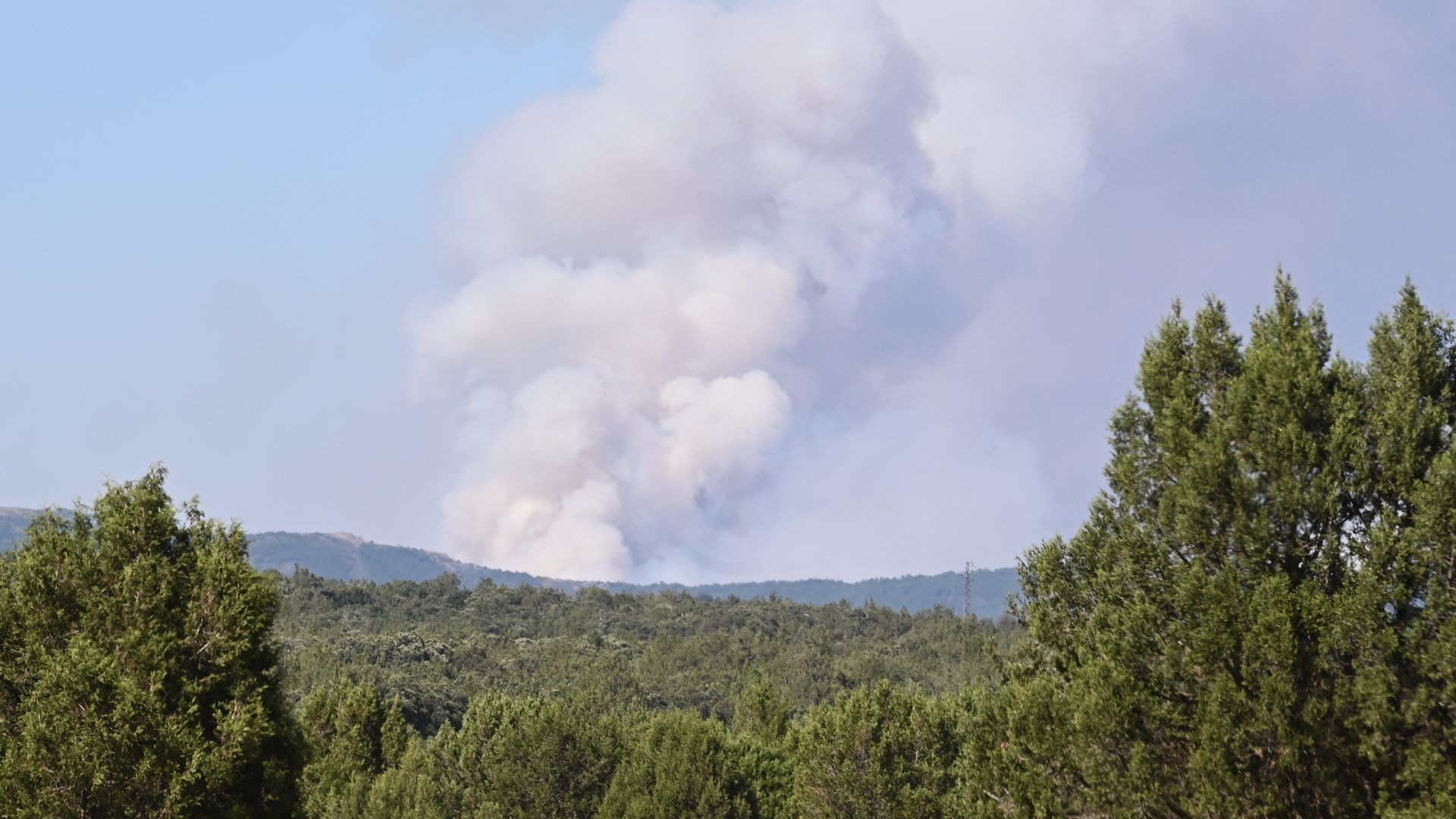 El incendio en La Mierla El incendio en La Mierla