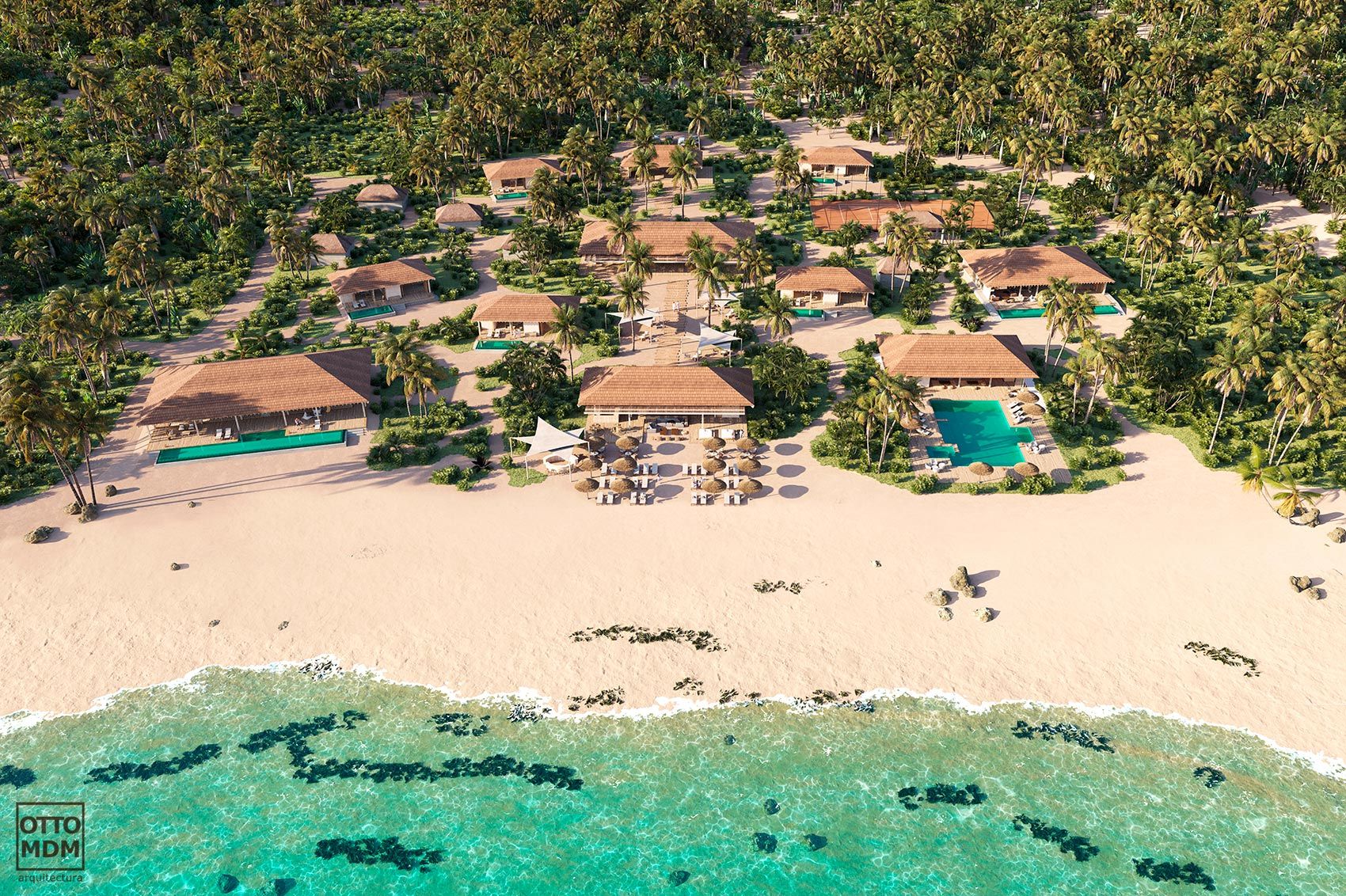El Nobu Beach Inn, en panorámica