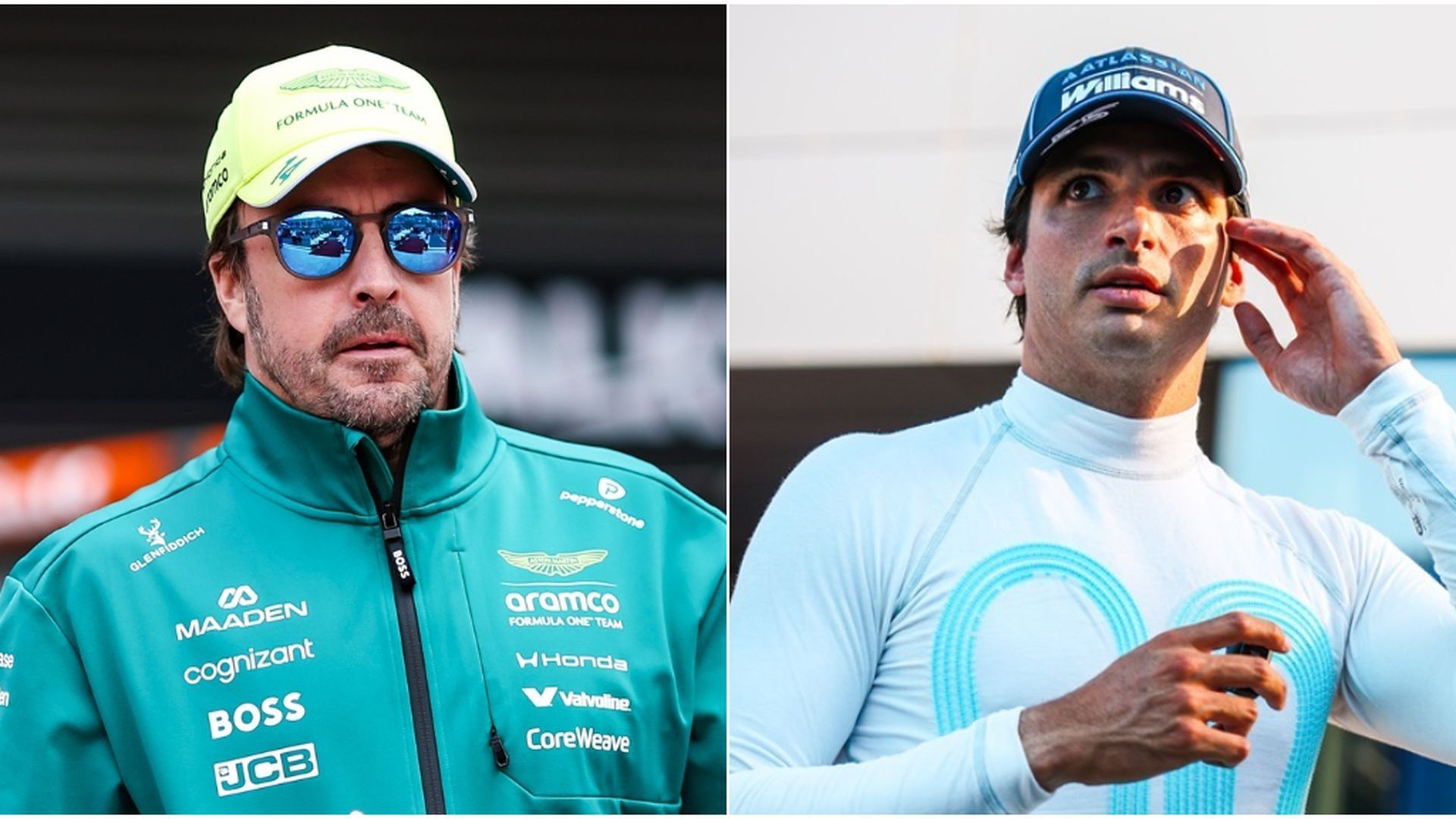 Fernando Alonso y Carlos Sainz en Spa Fernando Alonso y Carlos Sainz en Spa