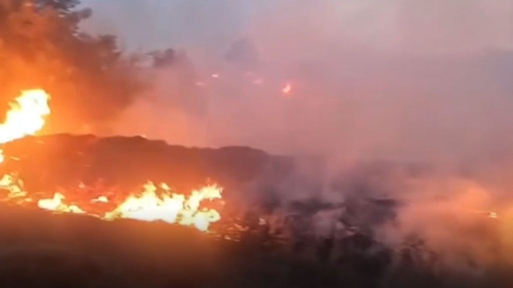La evolución de los incendios en Selas, Lamierla, Brieva y Ejulve en un julio devastador