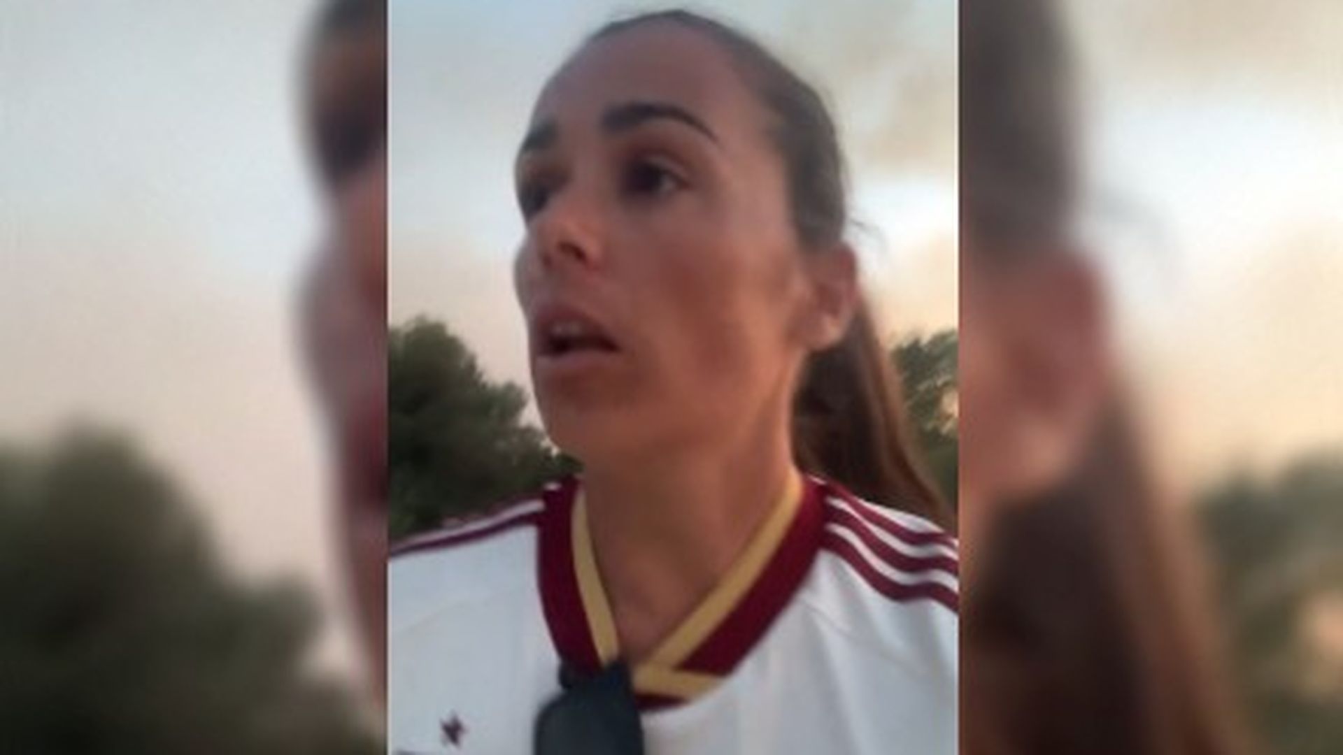 Isabel Aaiún no pudo cantar 'La potra salvaje' en la fiesta del Mundial por los incendios en Segovia: "Me habría encantado estar" Isabel Aaiún no pudo cantar 'La potra salvaje' en la fiesta del Mundial por los incendios en Segovia: "Me habría encantado estar"