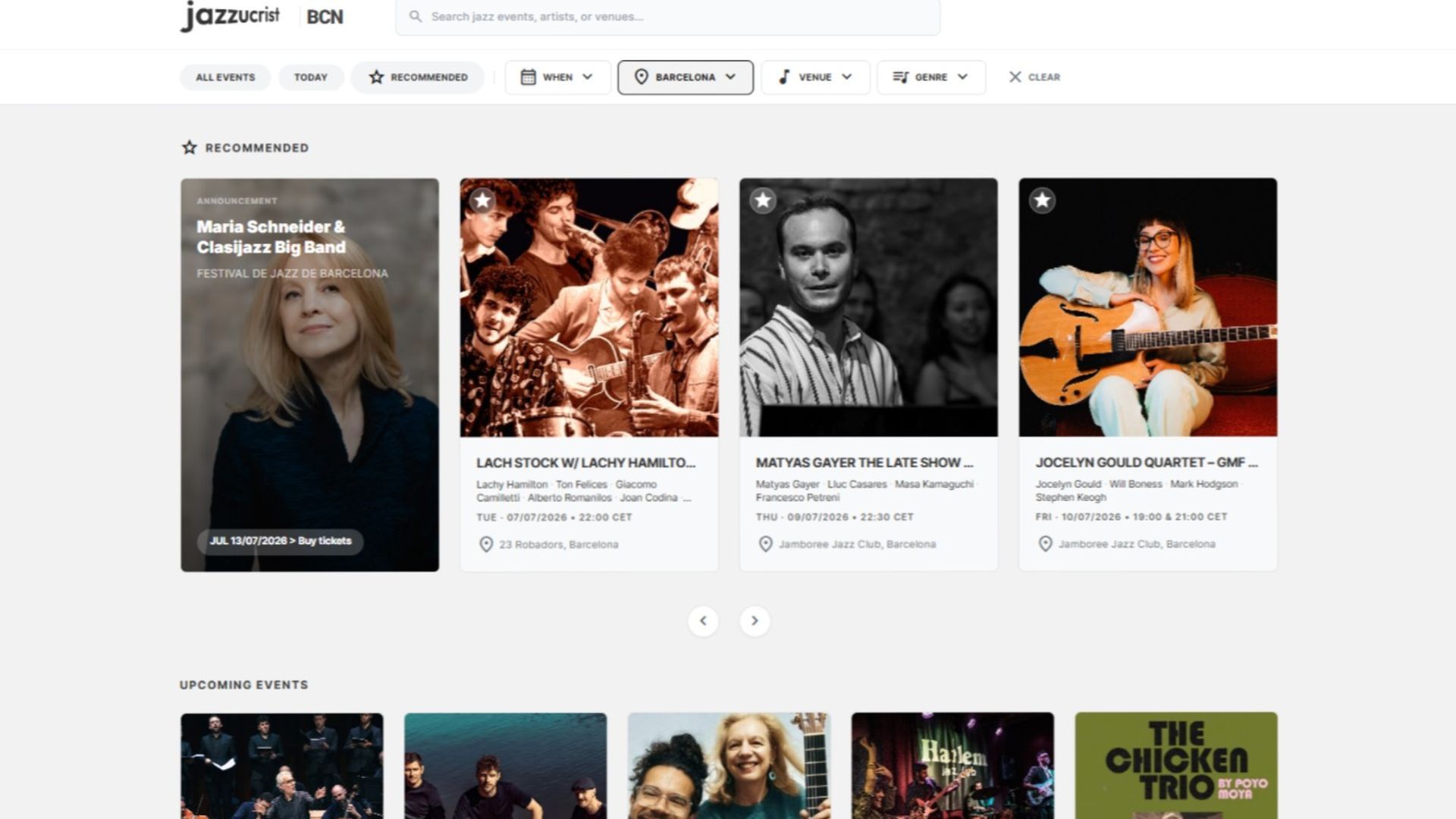 Jazzucrist, una agenda de conciertos de música creativa en cinco ciudades del mundo