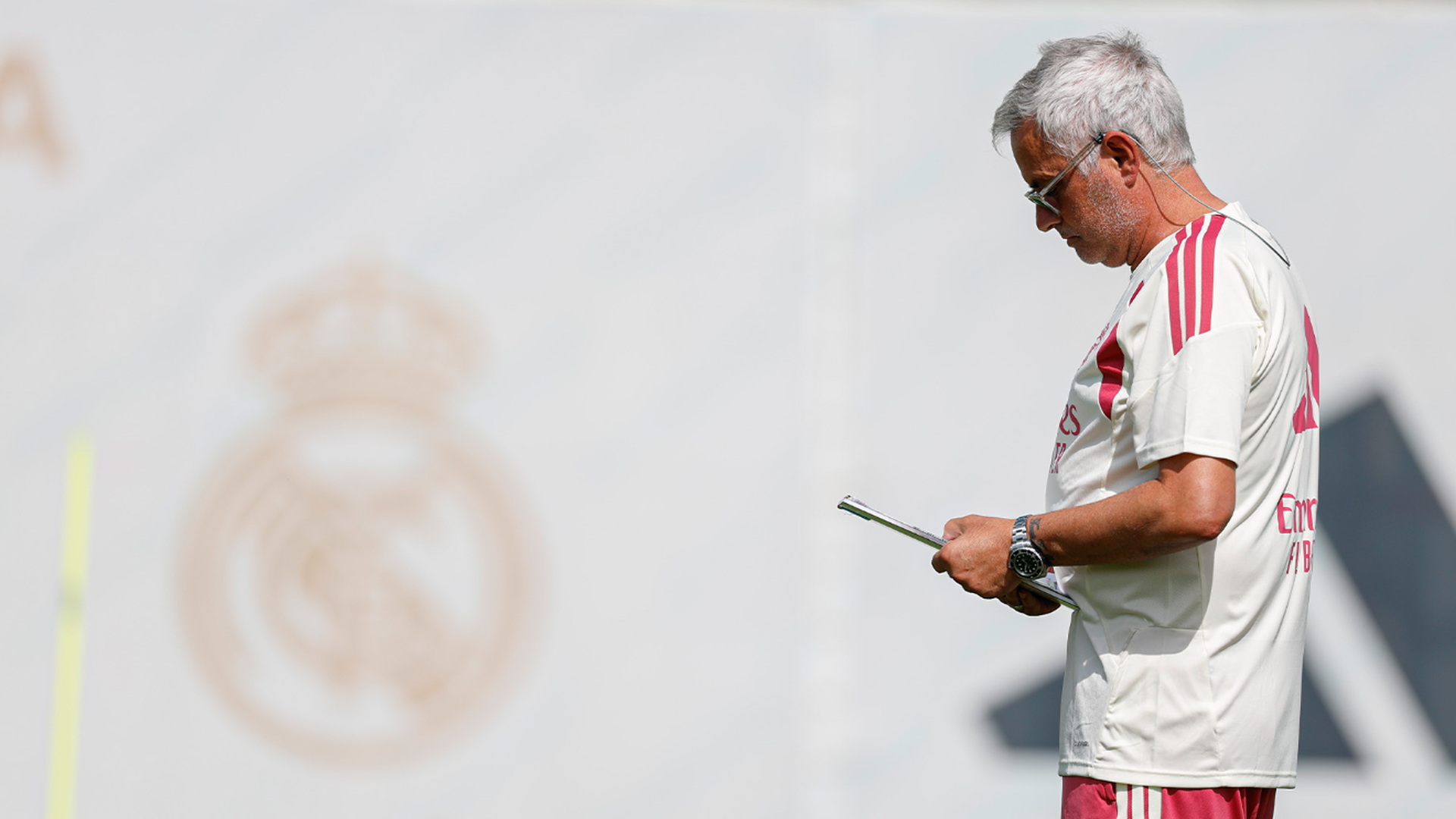 José Mourinho, en un entrenamiento del Real Madrid José Mourinho, en un entrenamiento del Real Madrid