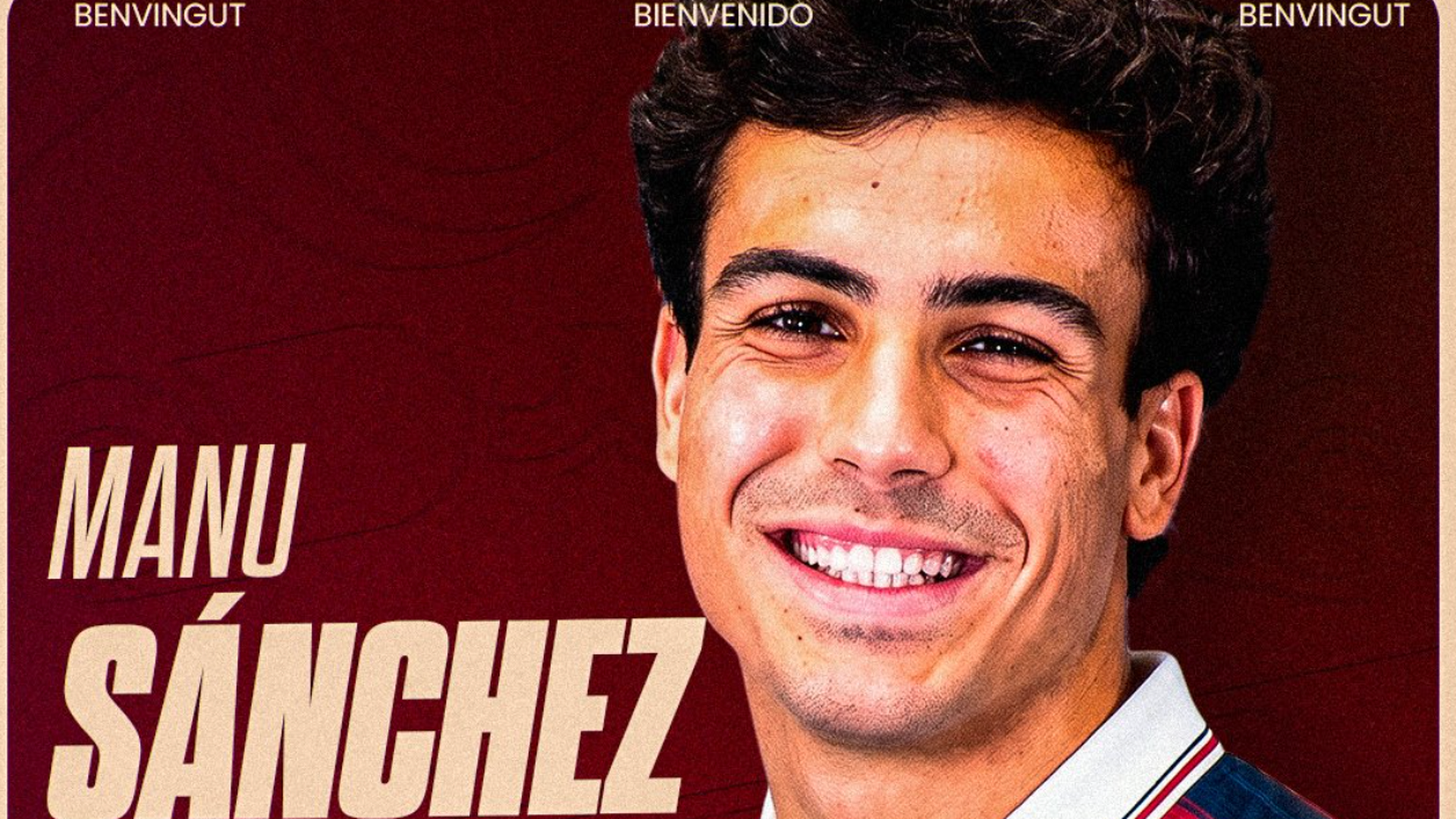 Manu Sánchez, oficial Manu Sánchez, oficial