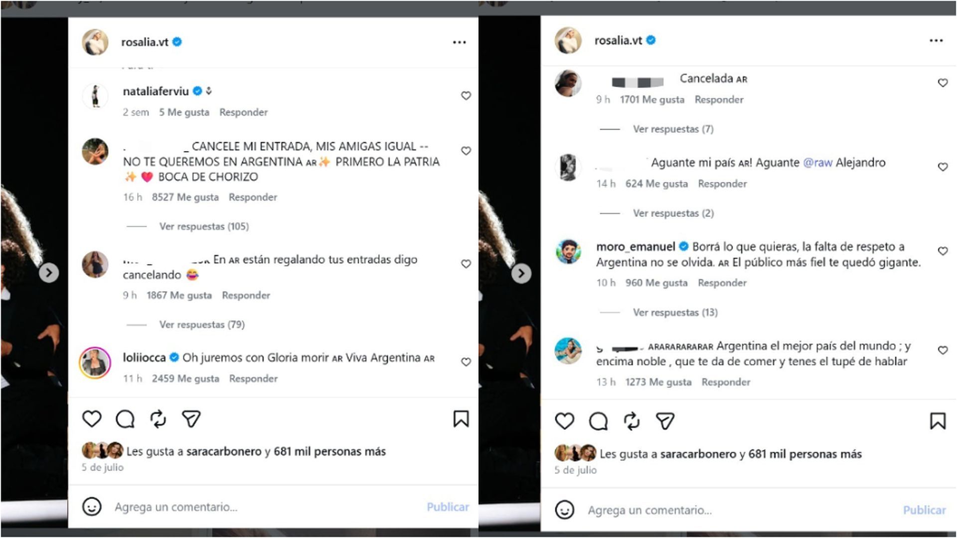 Críticas a Rosalía