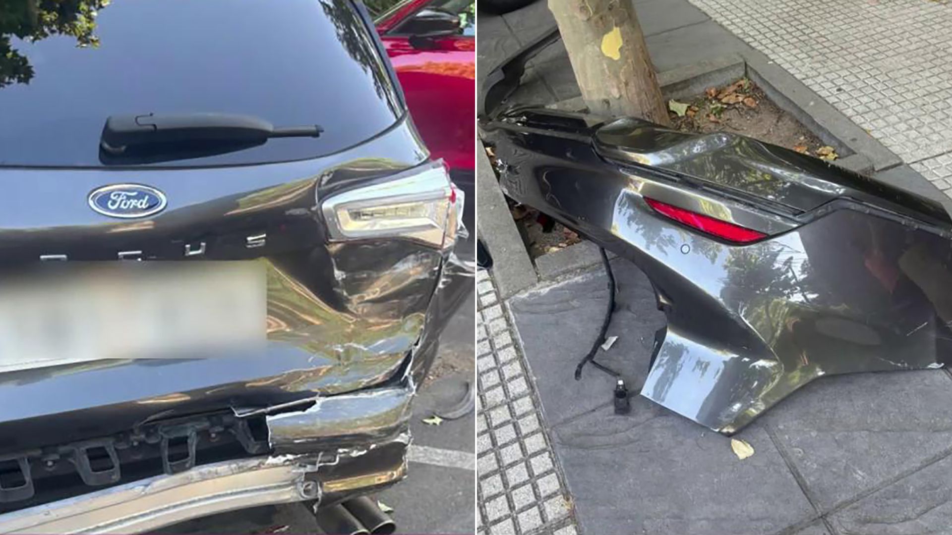 El coche de Carmen Borrego