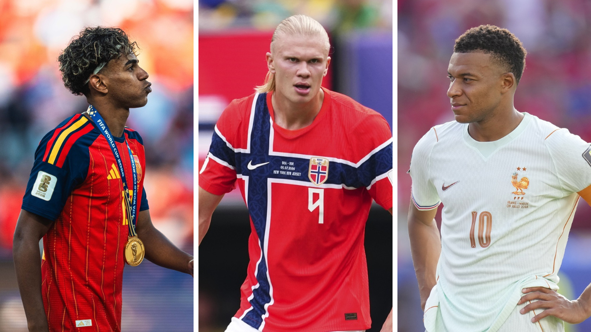 Haaland, Lamine Yamal y Mbappé, los tres jugadores más valiosos del mundo Haaland, Lamine Yamal y Mbappé, los tres jugadores más valiosos del mundo