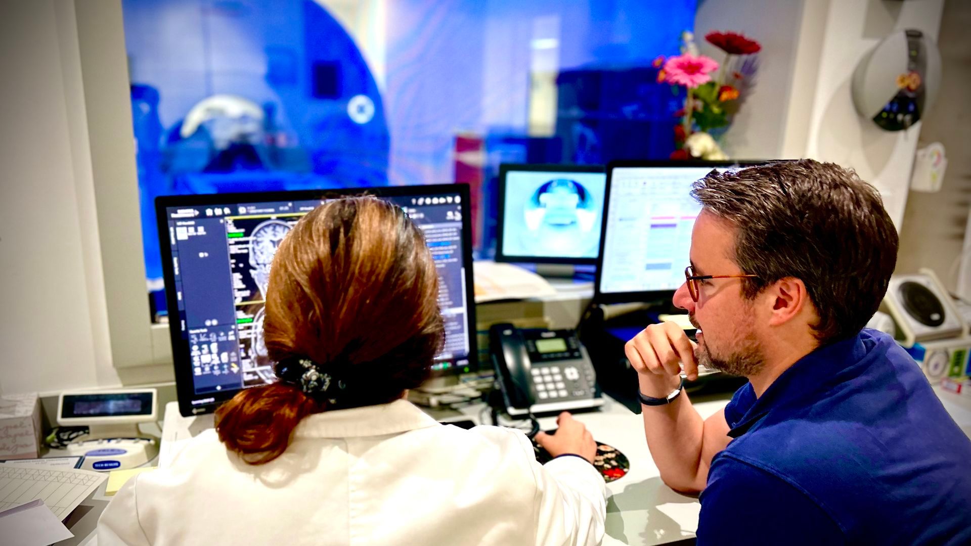 Jesús Silva Rodríguez, coordinador de la Plataforma de Neuroimagen, durante la investigación Jesús Silva Rodríguez, coordinador de la Plataforma de Neuroimagen, durante la investigación