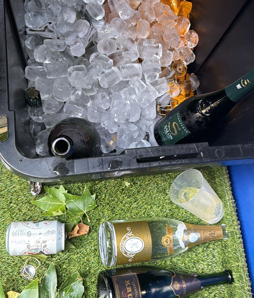 Las botellas de la colección de Marcos Llorente