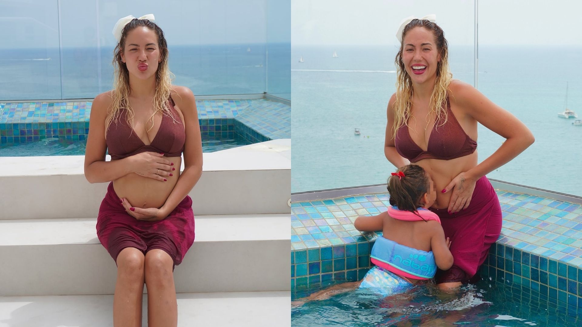 Las primeras fotos de Steisy, luciendo tripita de embarazada
