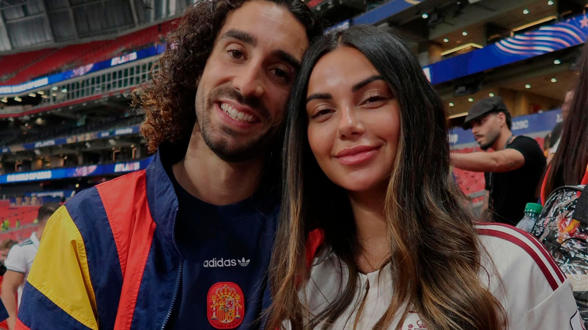Marc Cucurella y Claudia Rodríguez Marc Cucurella y Claudia Rodríguez