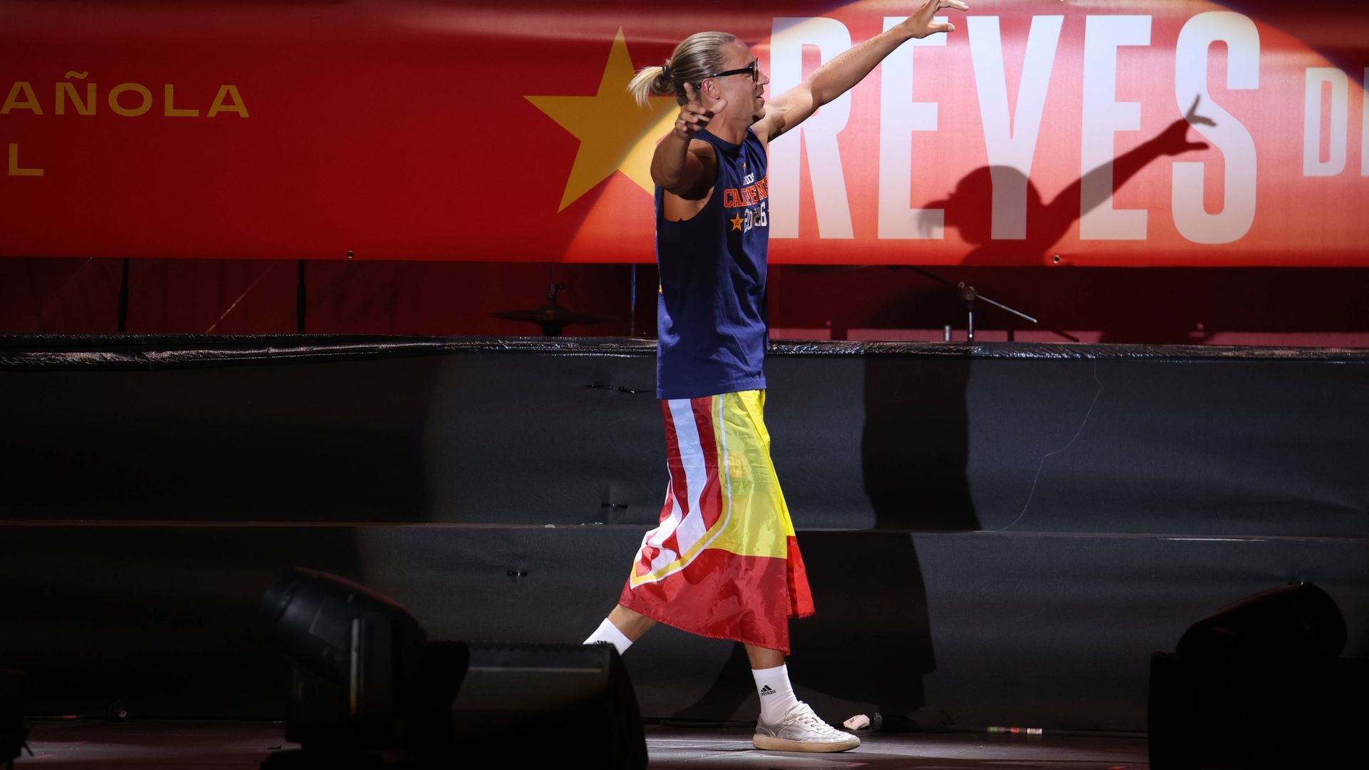 Marcos Llorente en las celebraciones del Mundial Marcos Llorente en las celebraciones del Mundial