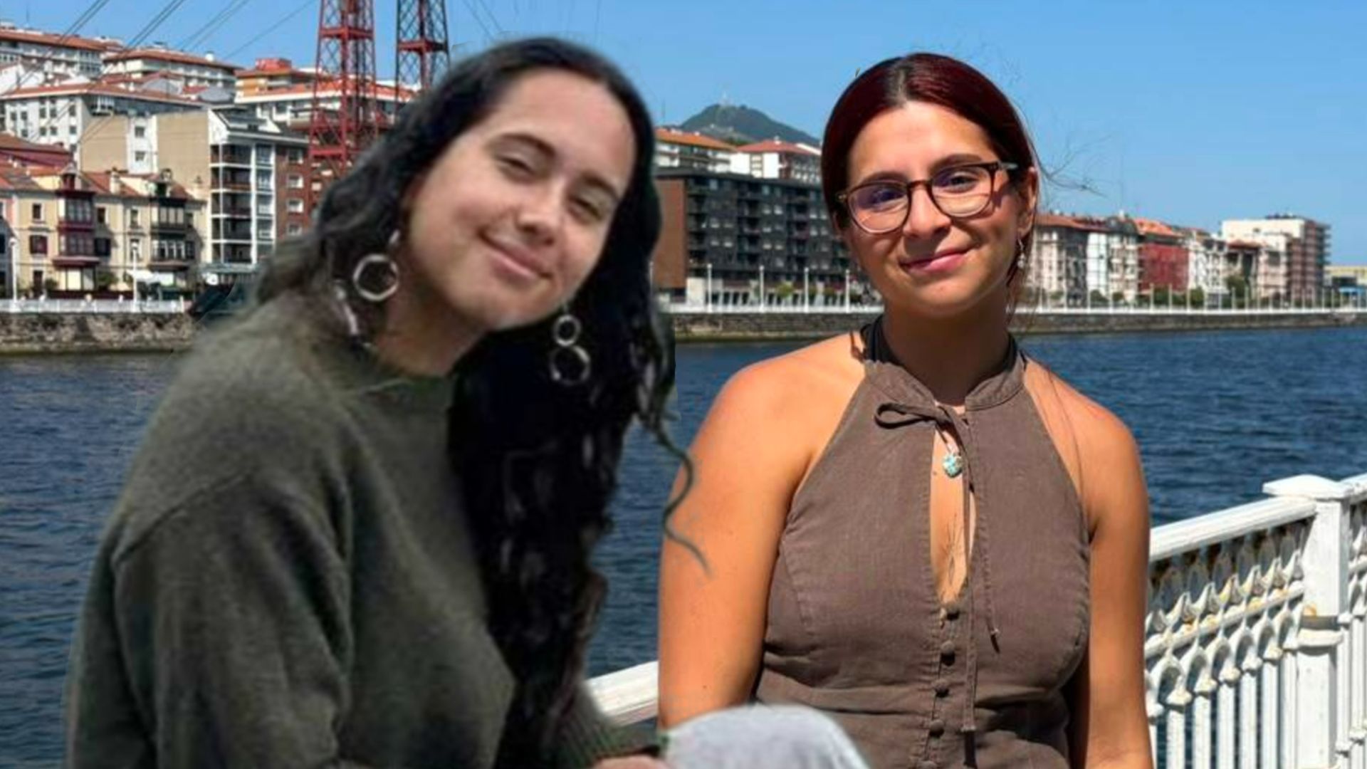Valeria, a la izquierda, y su amiga Leila, a la derecha; en una imagen montaje Valeria, a la izquierda, y su amiga Leila, a la derecha; en una imagen montaje