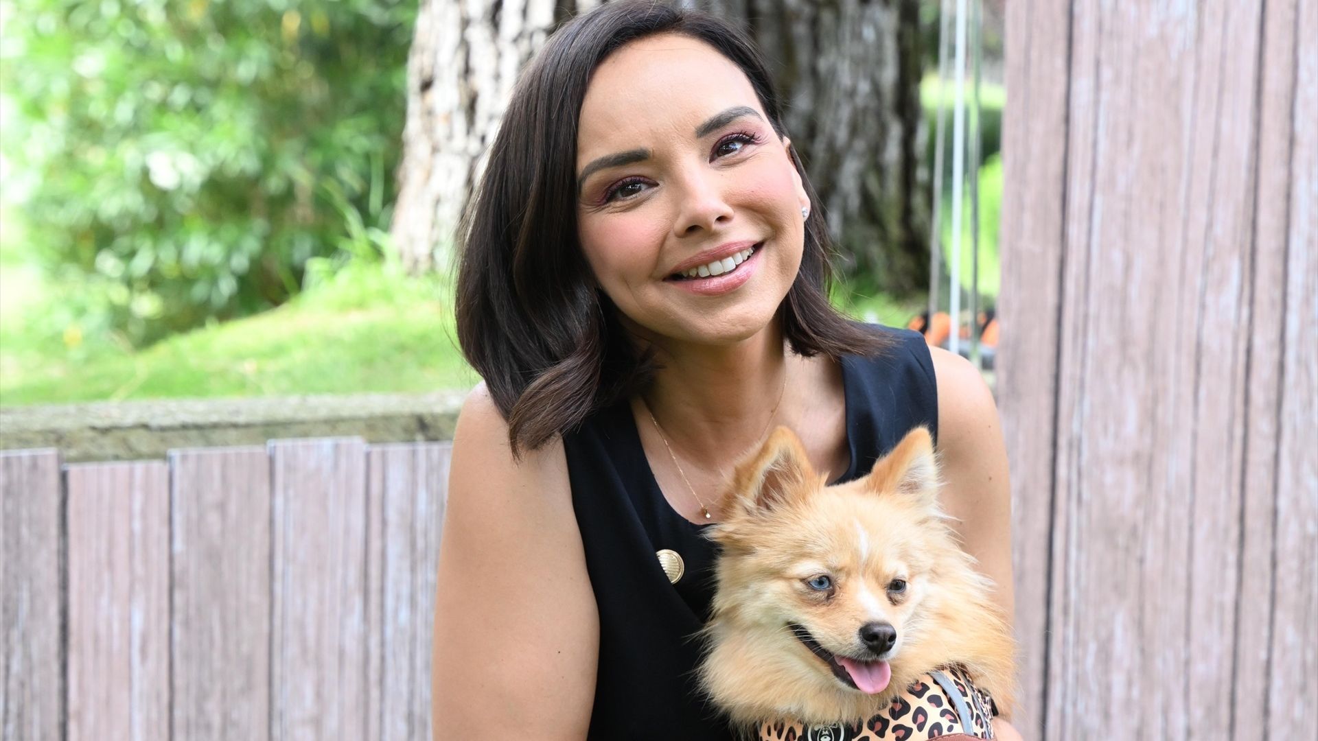 Chenoa y su perrita Cloe