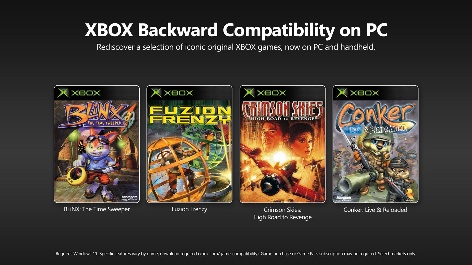 Cuatro clásicos de la Xbox original, ahora en PC Cuatro clásicos de la Xbox original, ahora en PC