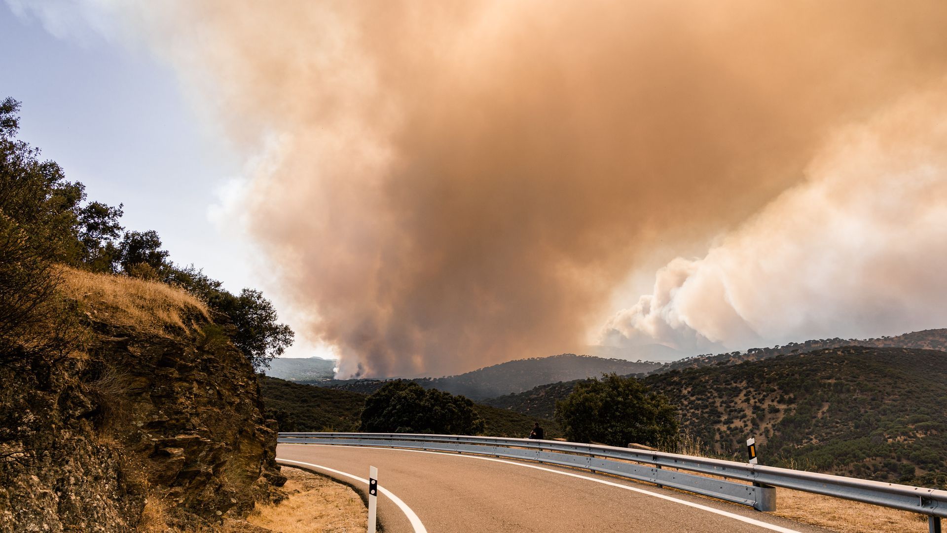 Evolución del fuego, a 23 de julio de 2026, en San Martín de Valdeiglesias Evolución del fuego, a 23 de julio de 2026, en San Martín de Valdeiglesias