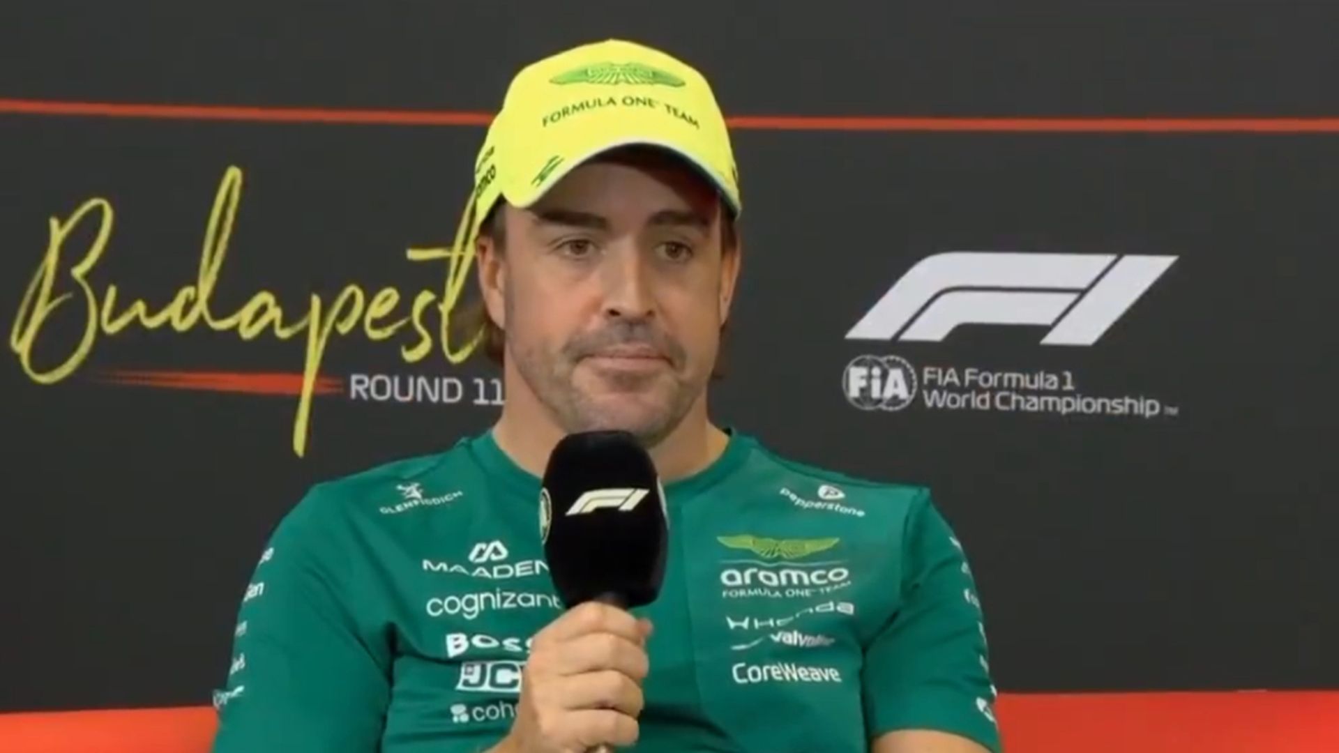 Fernando Alonso, en Hungría Fernando Alonso, en Hungría