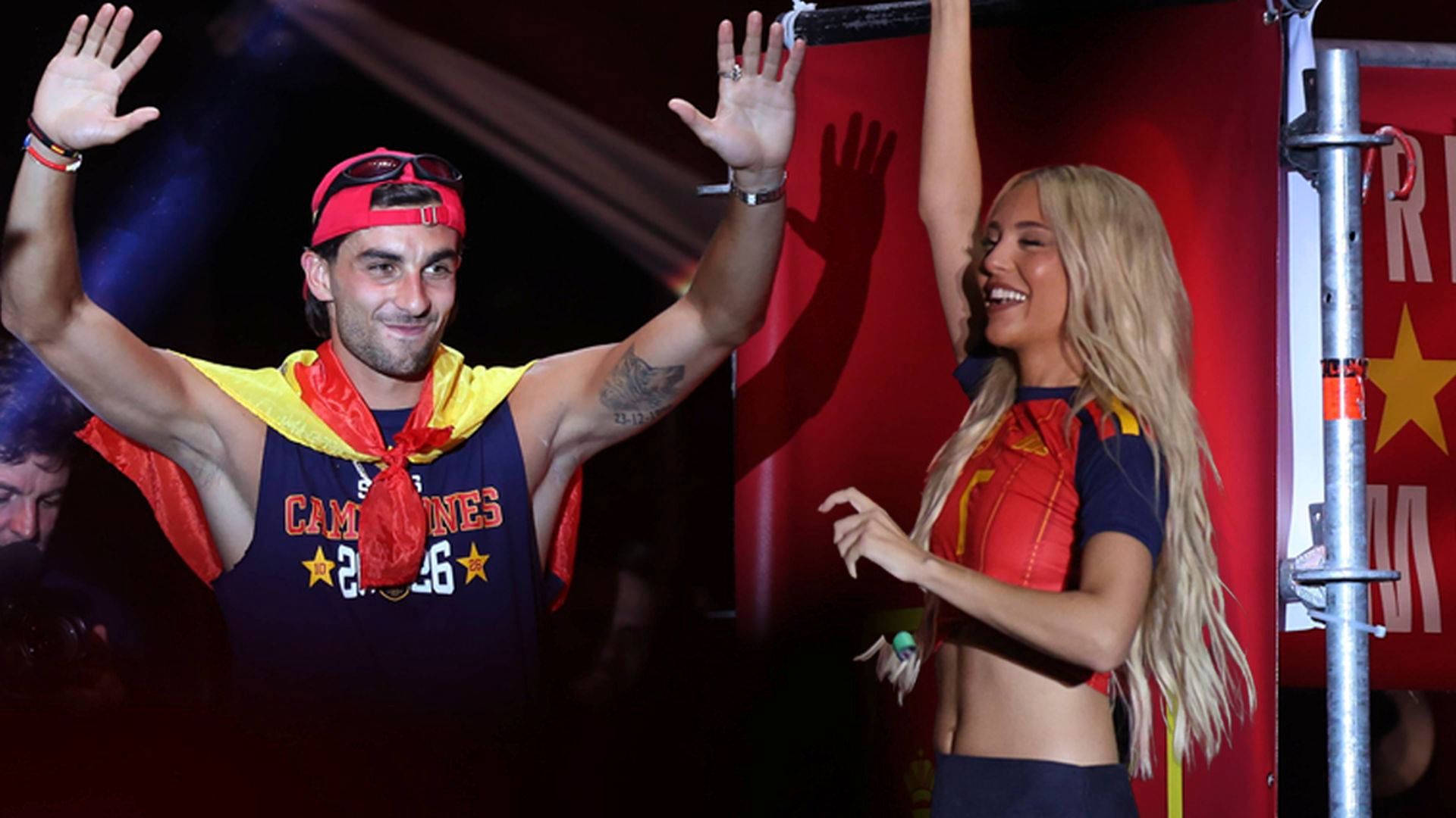 Ferran Torres y Ana Mena