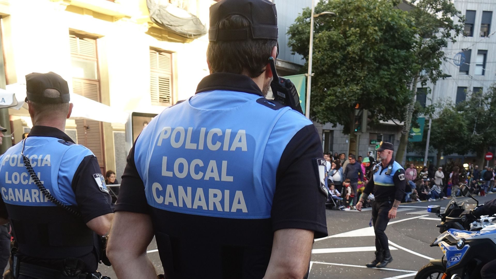 Imagen de archivo de agentes de la Policía en Tenerife Imagen de archivo de agentes de la Policía en Tenerife